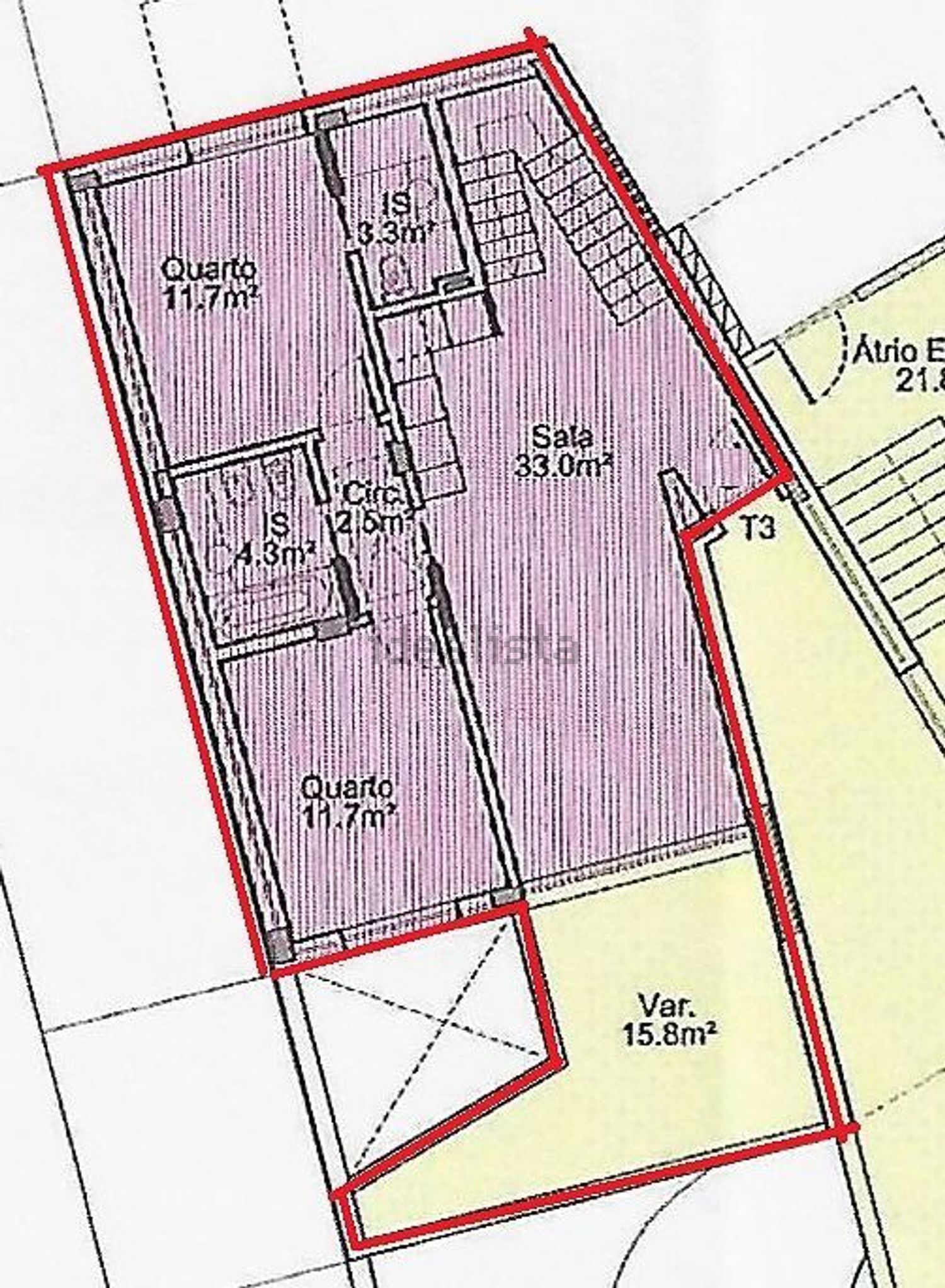 复式公寓出售在Rua Nova de Lisboa, 116 - 平面图