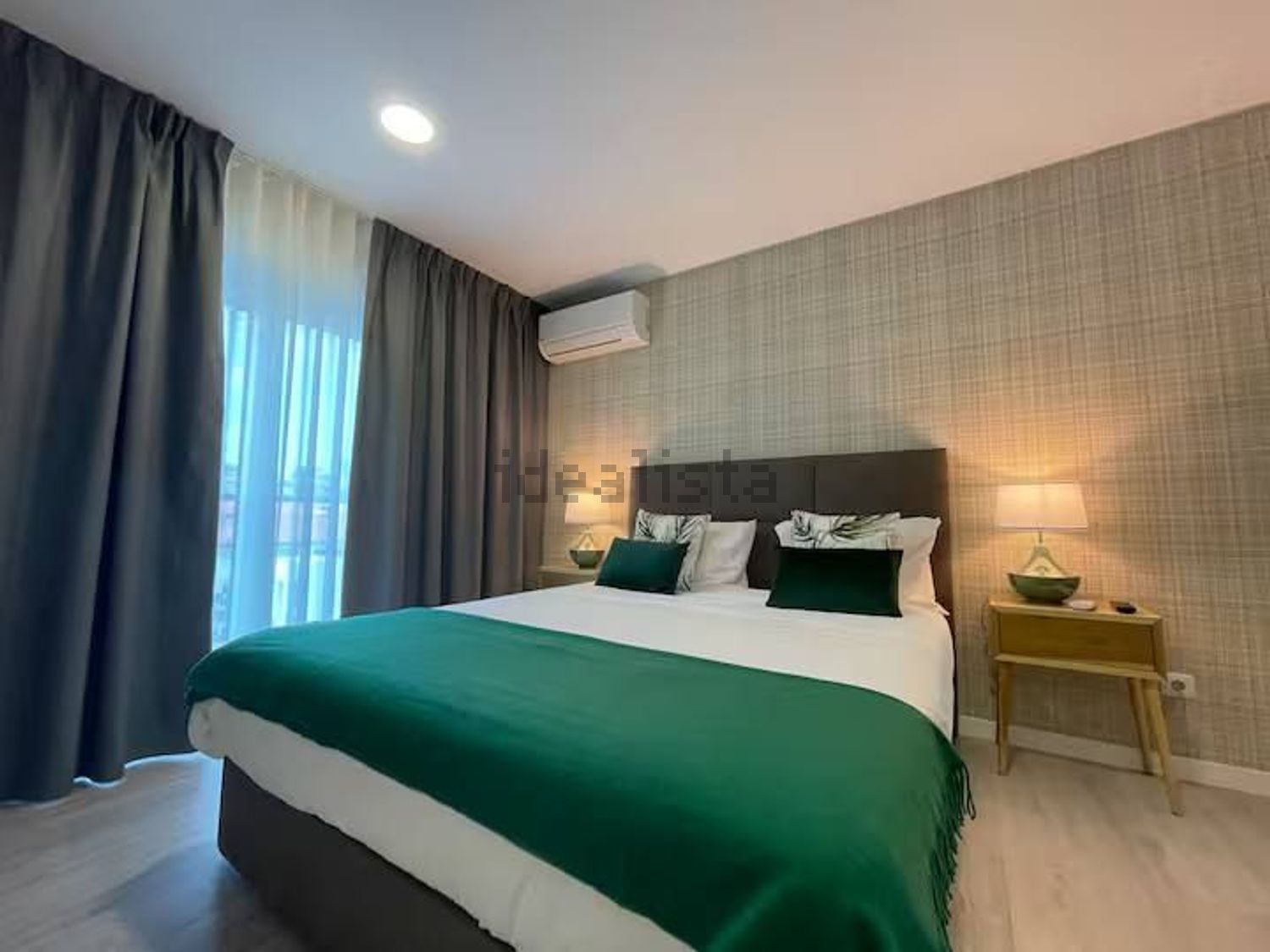出租公寓 t1在Rua da Praia dos Santos, 35 - 卧室