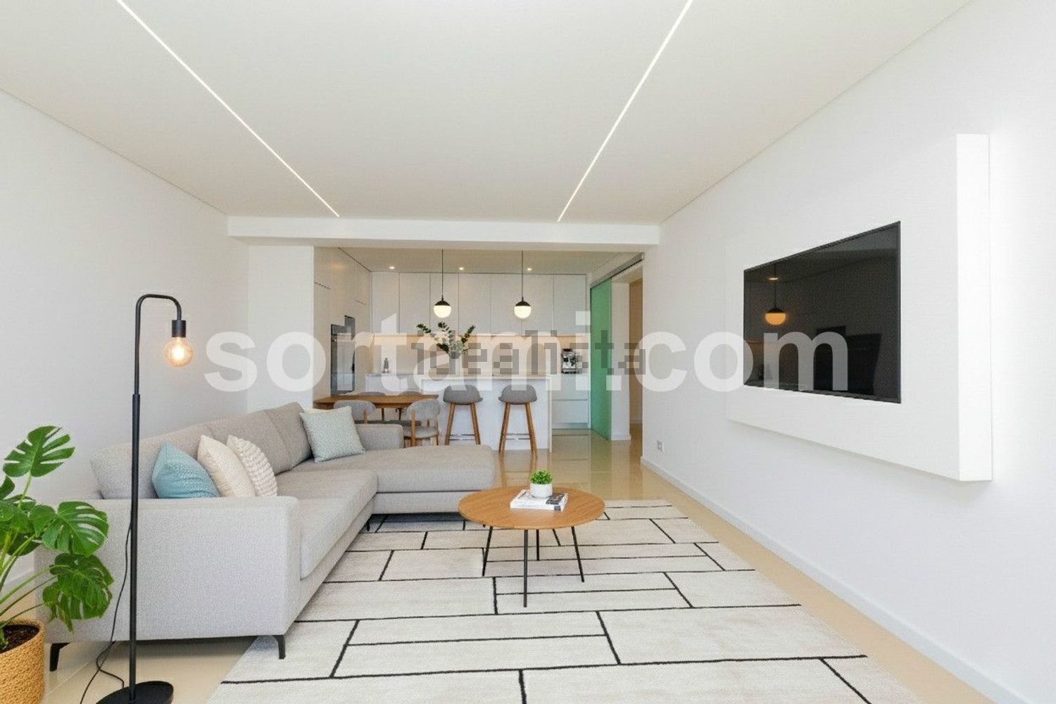 公寓 t2出售在Marina de Vilamoura - 客厅