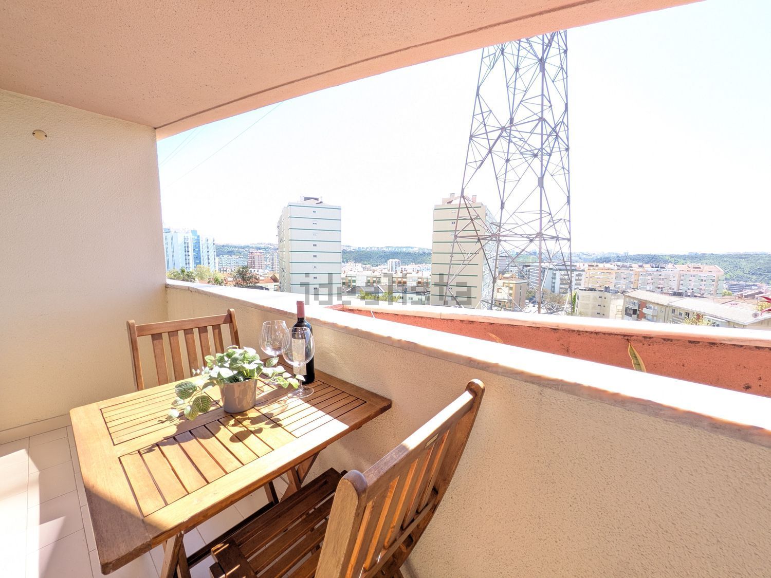 出租公寓 t2在Ribeirada - 阳台