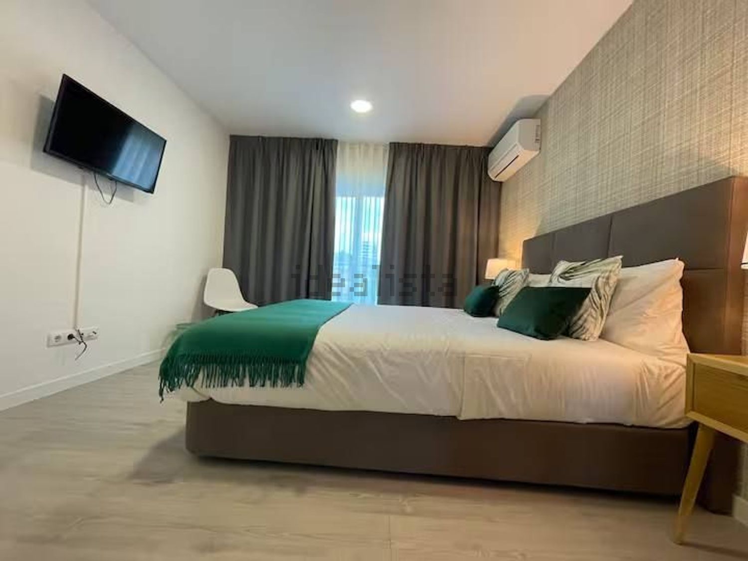 出租公寓 t1在Rua da Praia dos Santos, 35 - 卧室