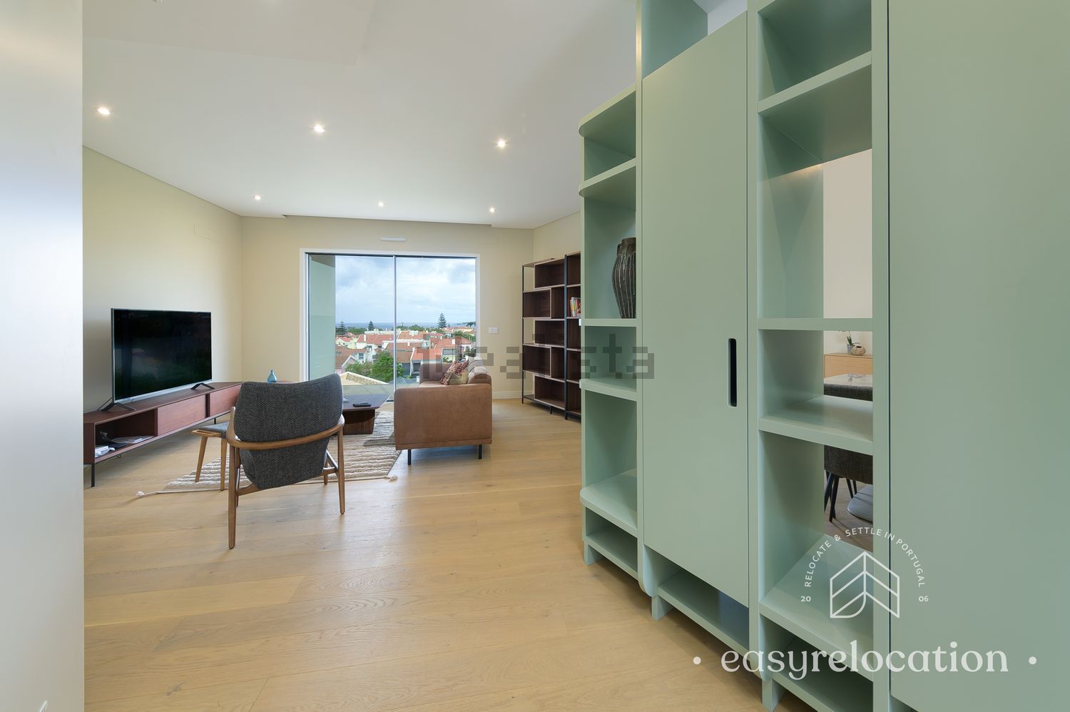 出租公寓 t3在Rua Barros Queirós - 客厅