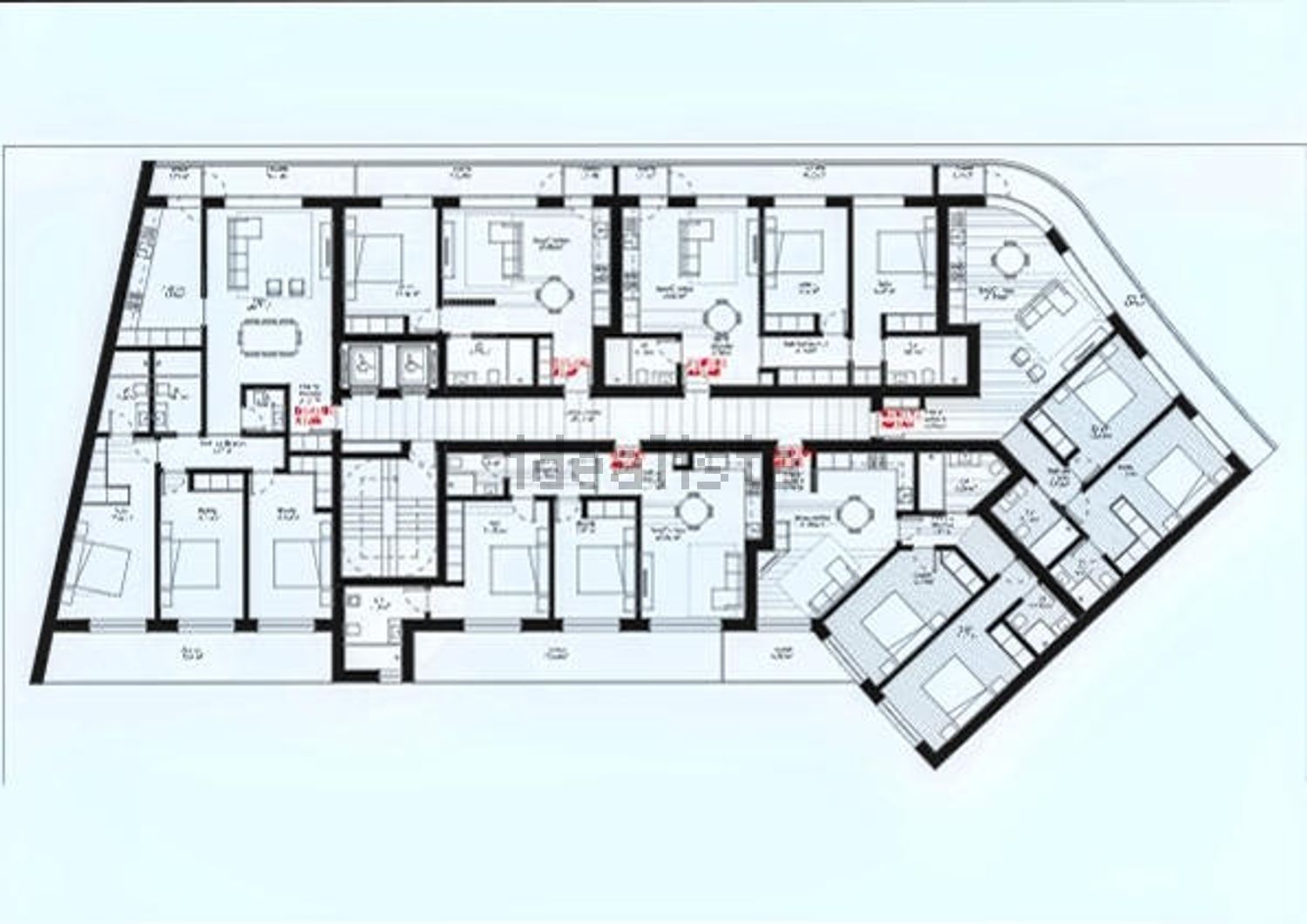 公寓 t3出售在Rua de Viseu - 平面图