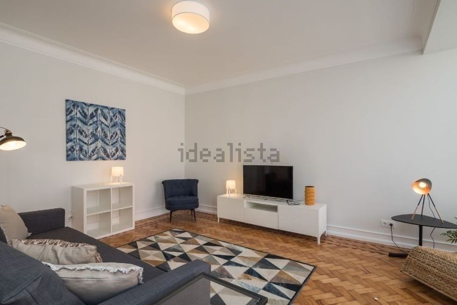 出租公寓 t3在Avenida de Roma, 32 - 客厅
