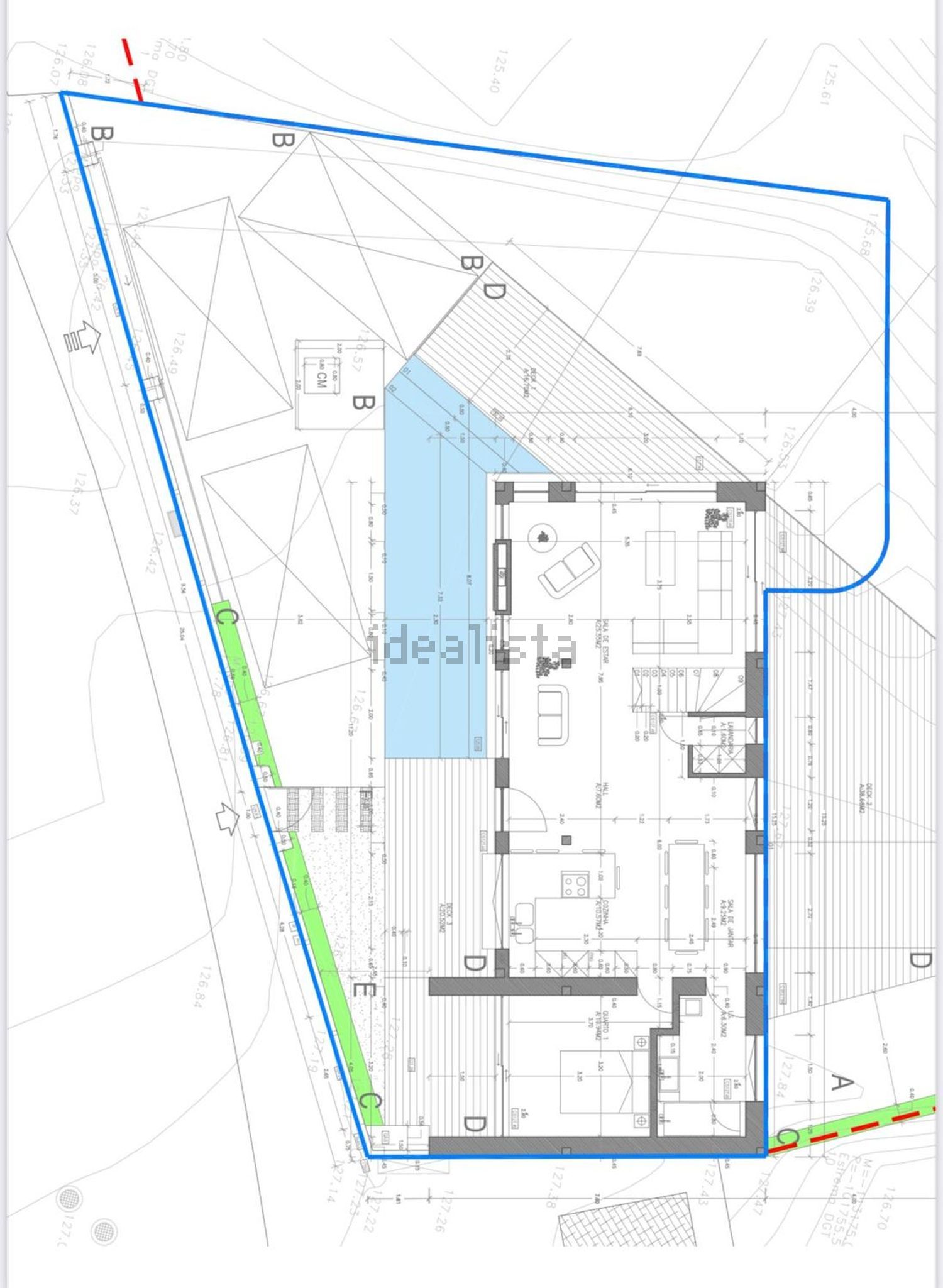 小楼房或独栋别墅出售在Zambujeiro - Cabreiro - 平面图
