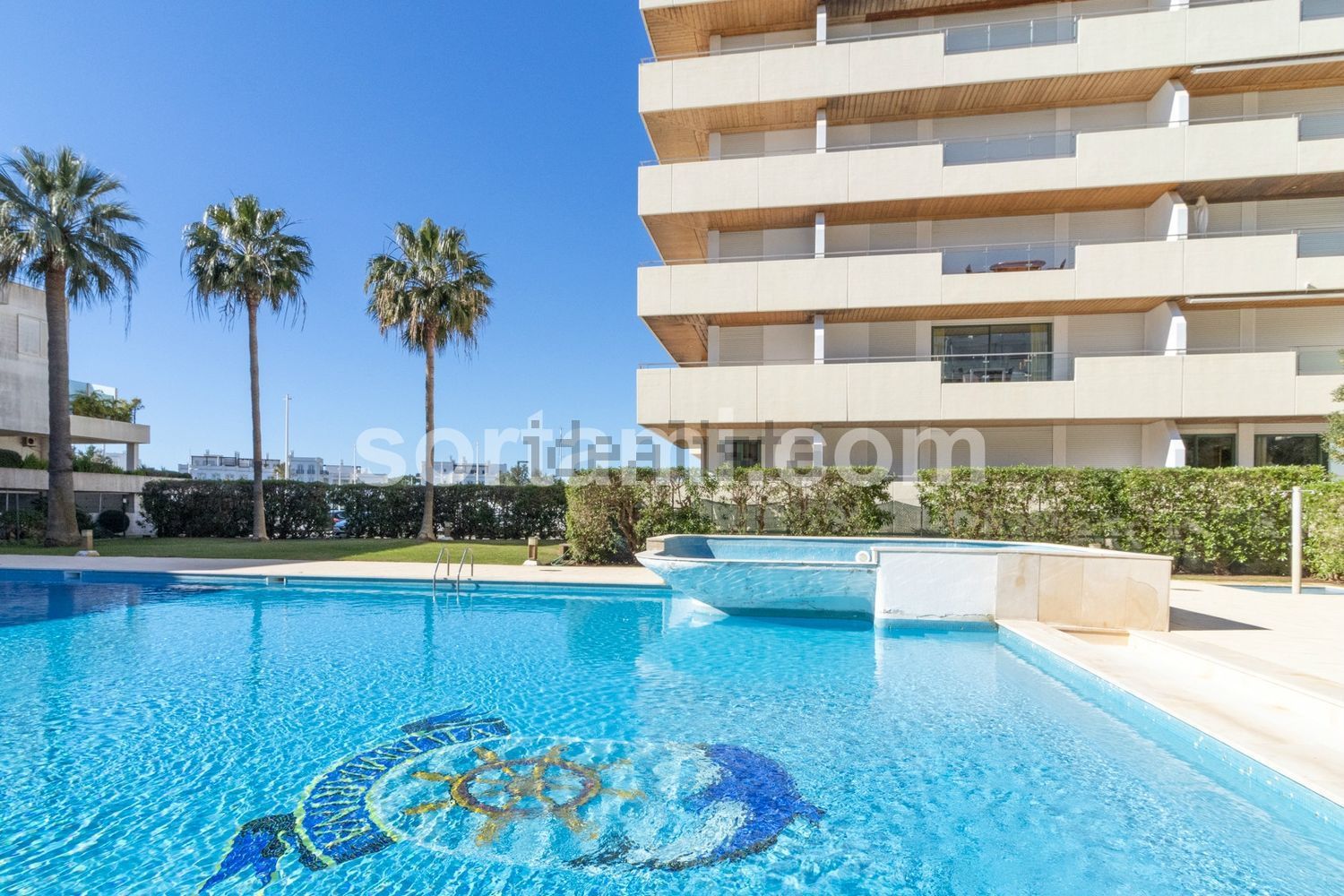 公寓 t2出售在Marina de Vilamoura - 游泳池