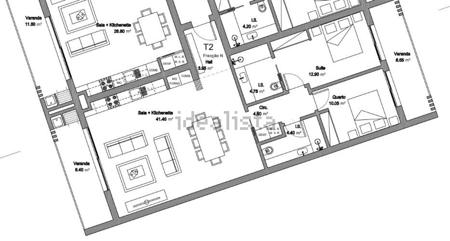 公寓 t2出售在Avenida Villiers Sur Marne, 9 - 平面图