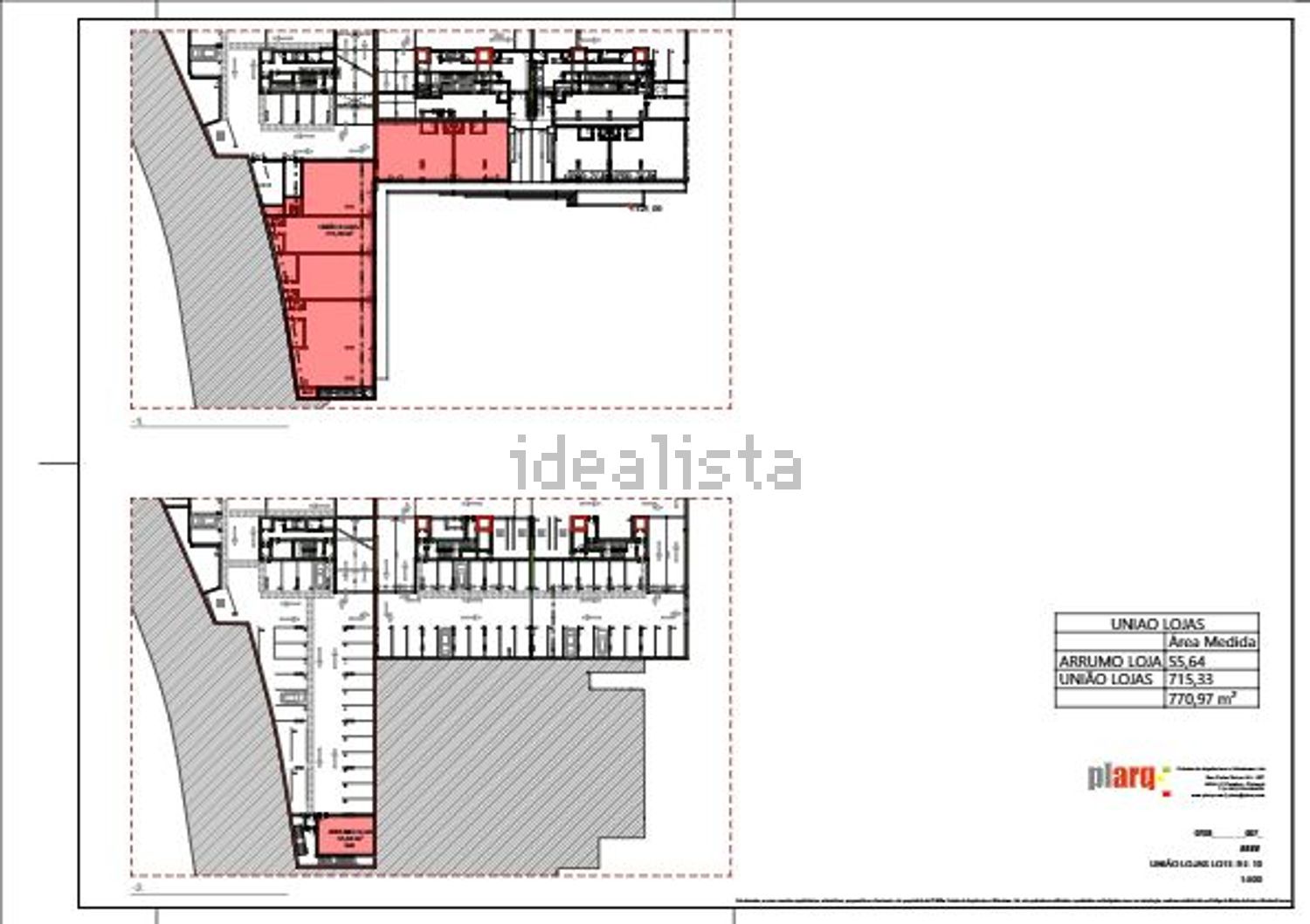 公寓 t3出售在Miraflores - 平面图