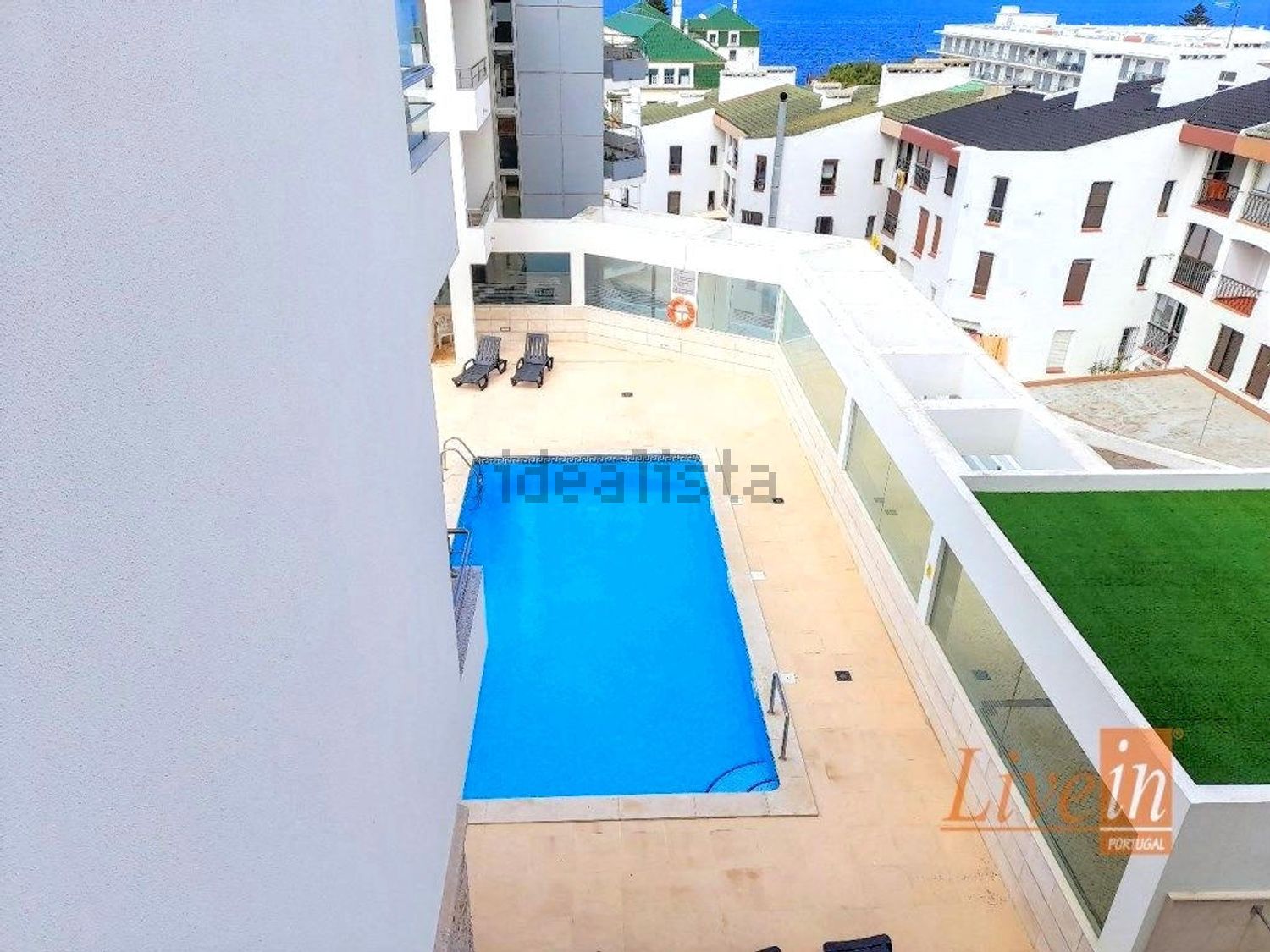 出租公寓 t2在Centro da Vila - 游泳池