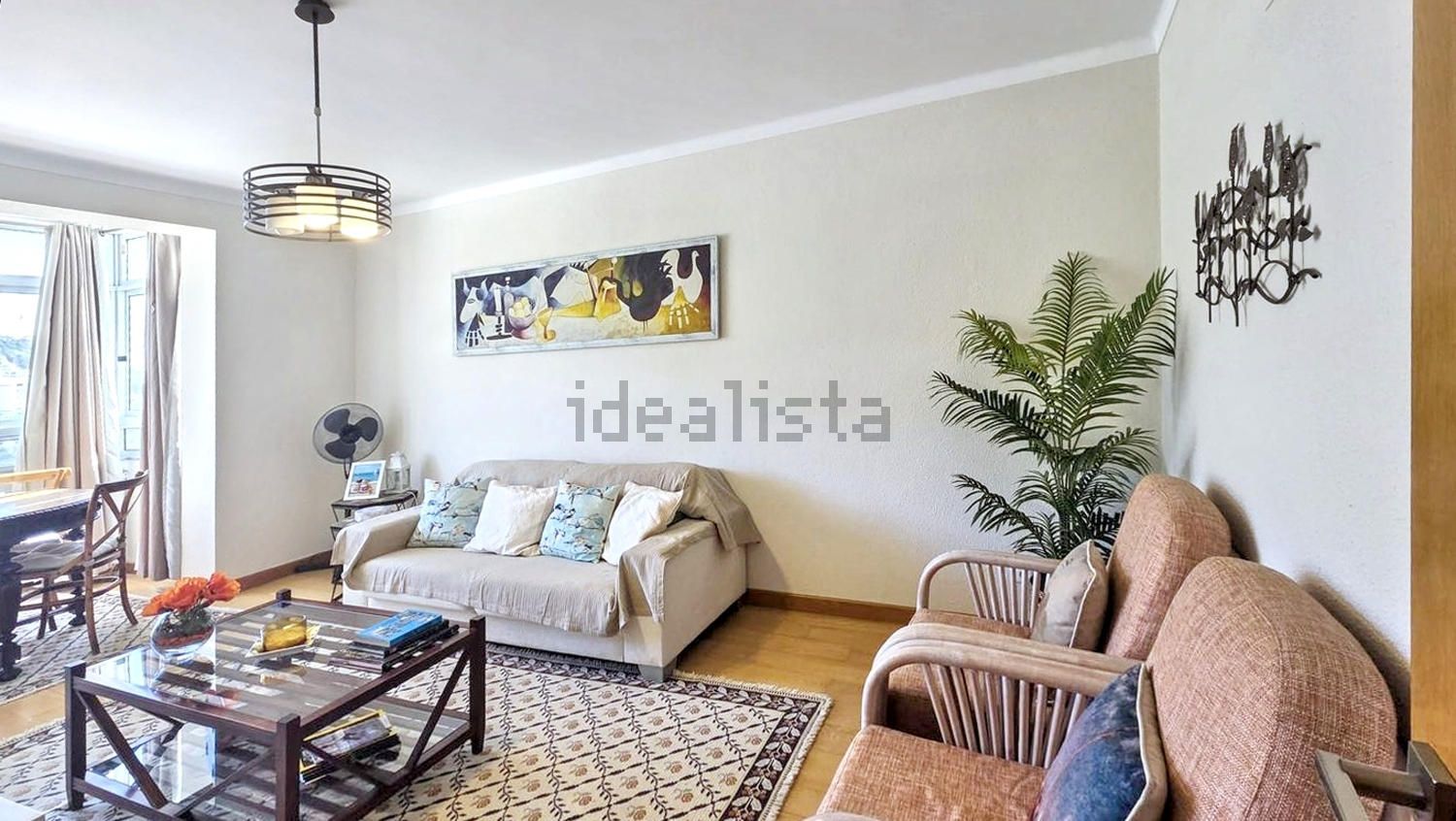 出租公寓 t2在Rua Cândido dos Reis, 103 - 客厅