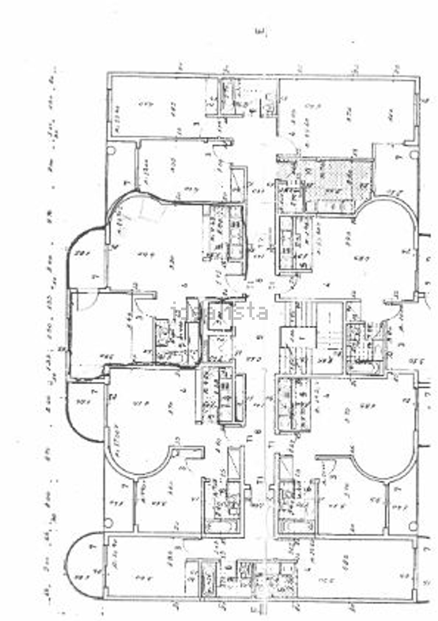 出租公寓 t1在Avenida 1º de Maio - 平面图