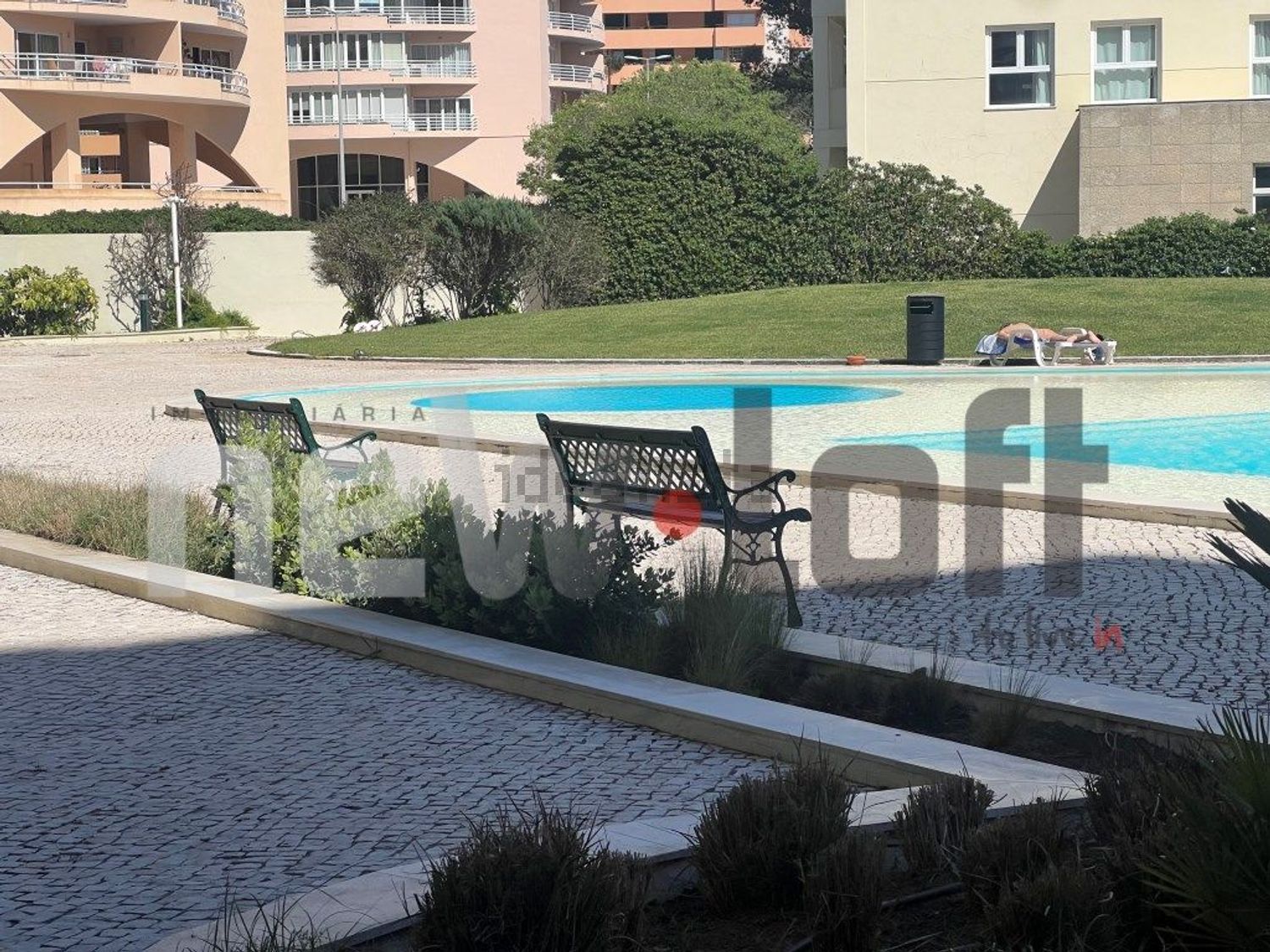 出租公寓 t1在Bairro do Rosário - 游泳池