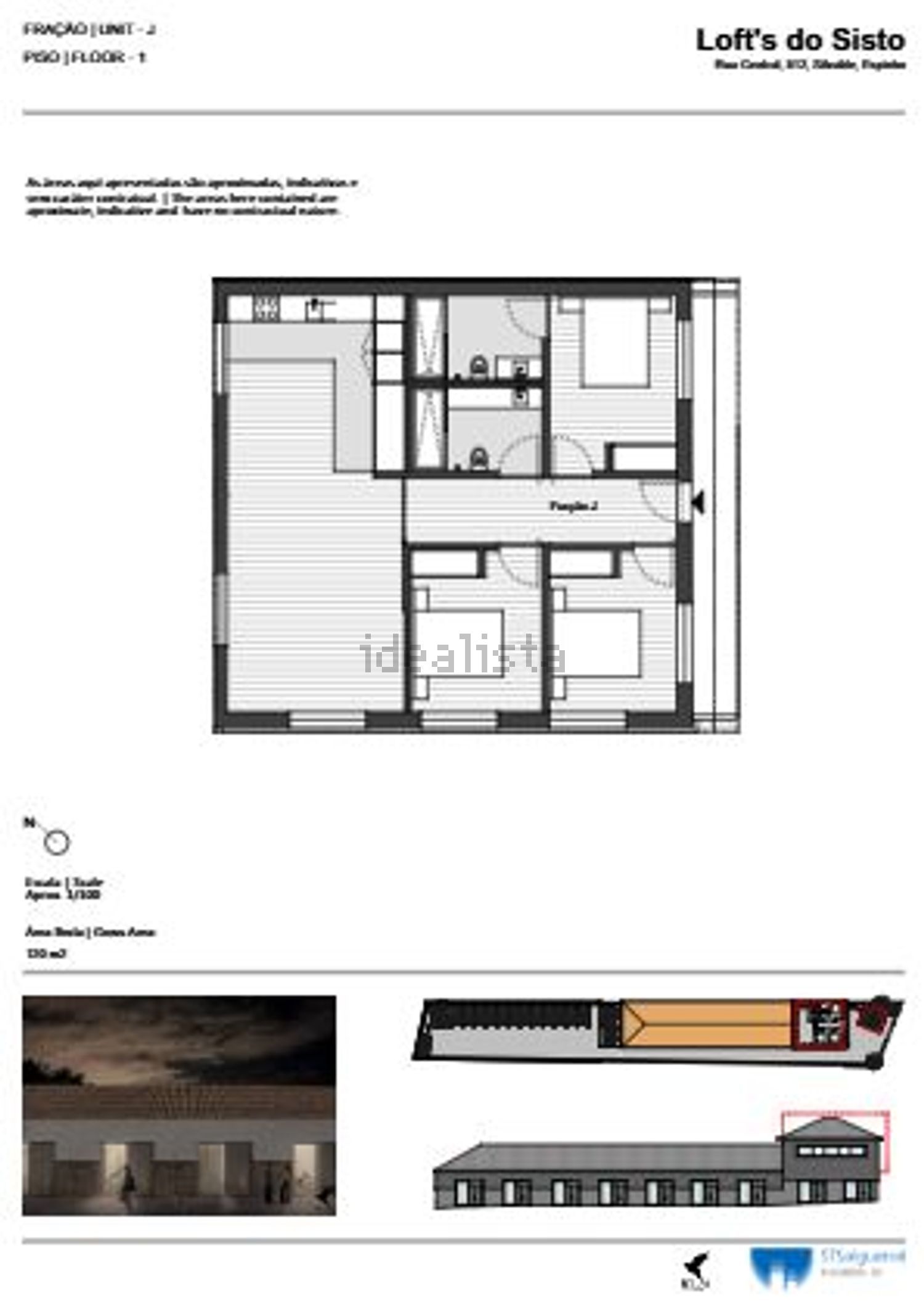 出租小楼房在Rua Central, 512 - 平面图