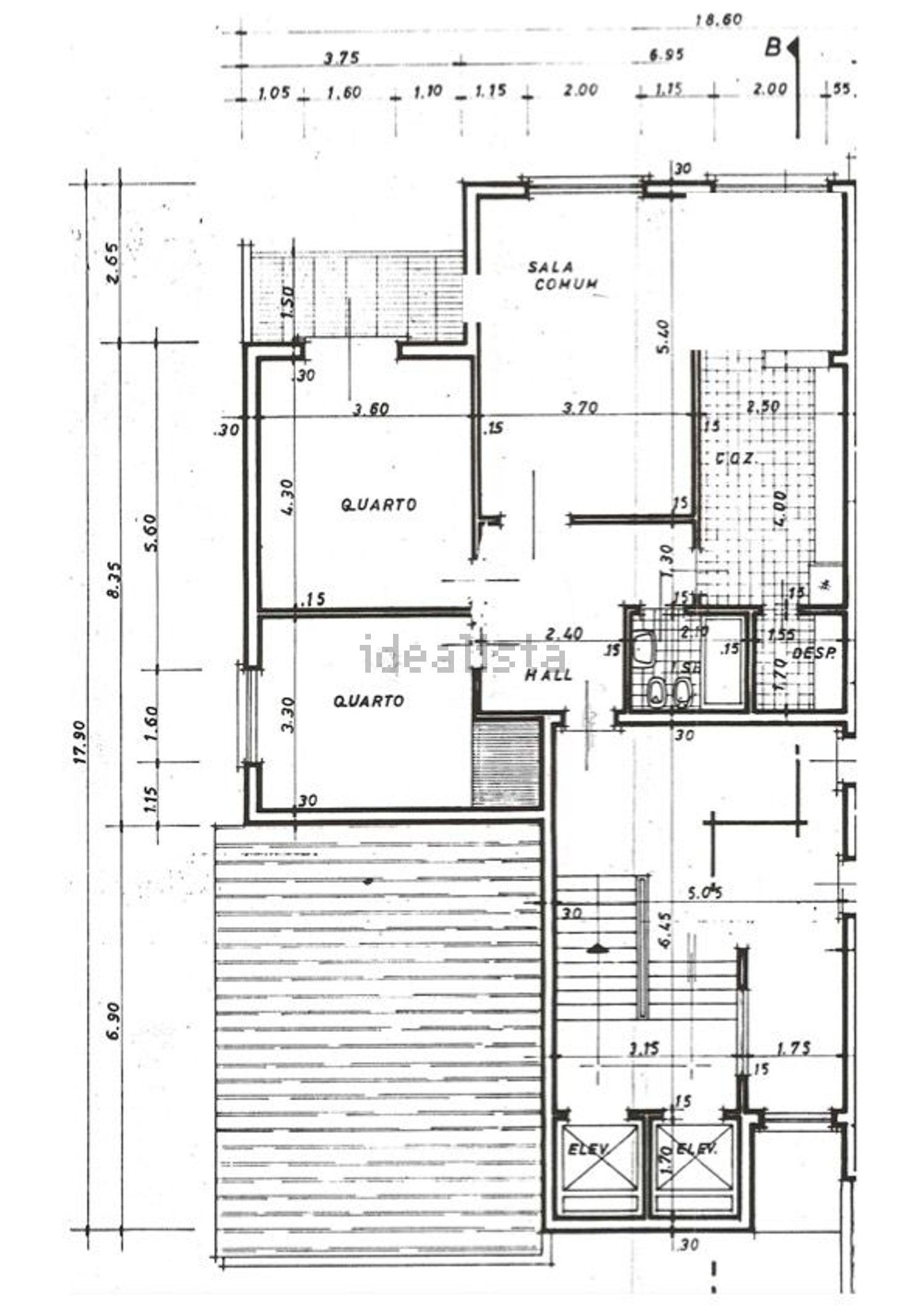 出租公寓 t2在Rua do Murtal, 59 - 平面图