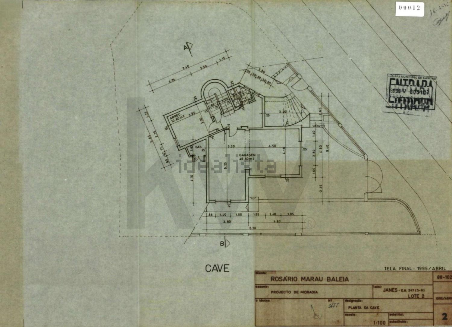 出租小楼房或独栋别墅在Alcoitão - 平面图