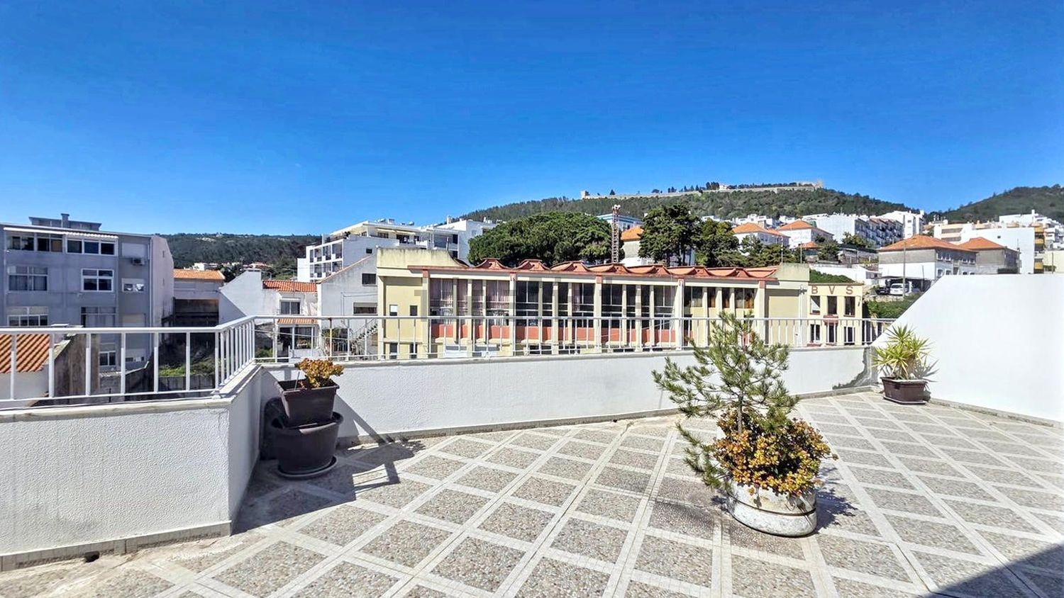 出租公寓 t2在Rua Cândido dos Reis, 103 - 阳台