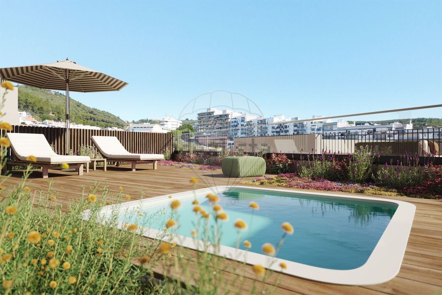 公寓 t2出售在Santiago (Sesimbra) - 阳台