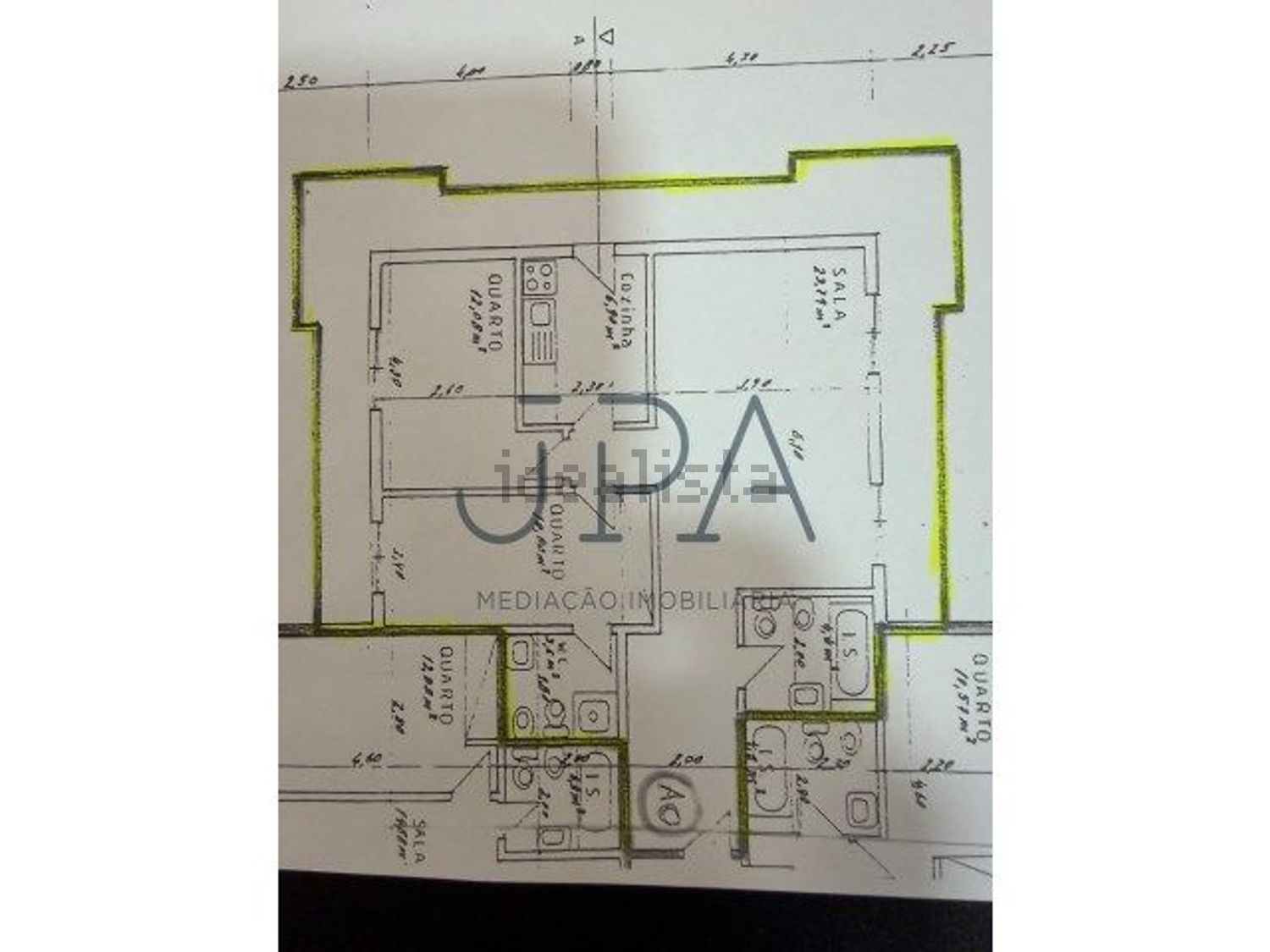 公寓 t2出售在Monte Gordo - 平面图