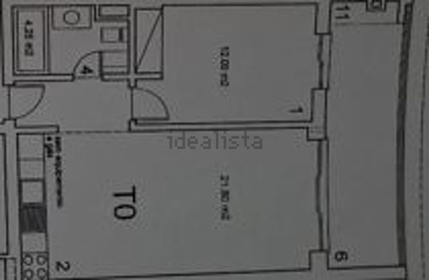 公寓 t1出售在Rua Maria Eugénia Silva Horta - 平面图
