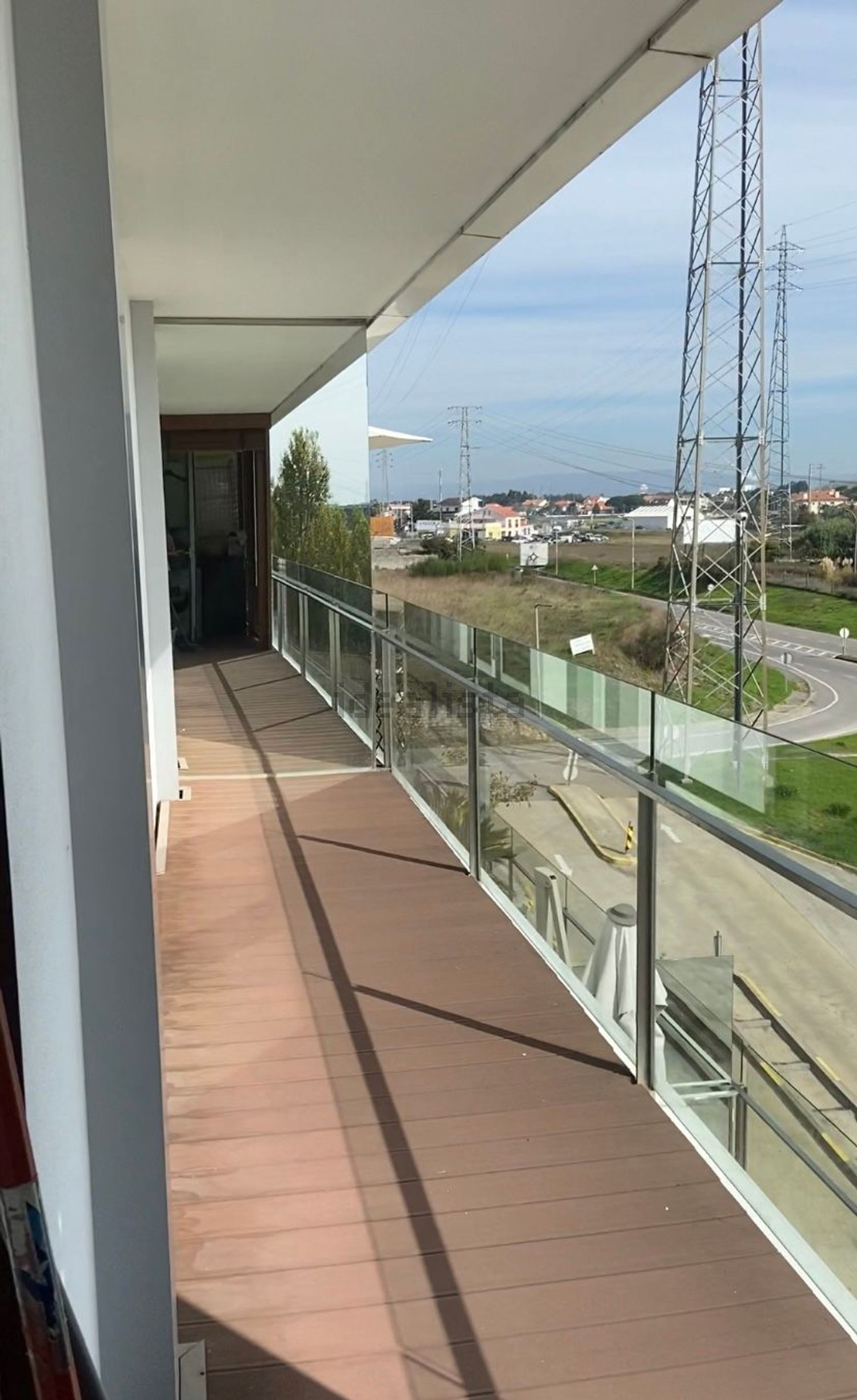 出租公寓 t2在Rua Cristovão Pinho Queimado, 7 - 阳台