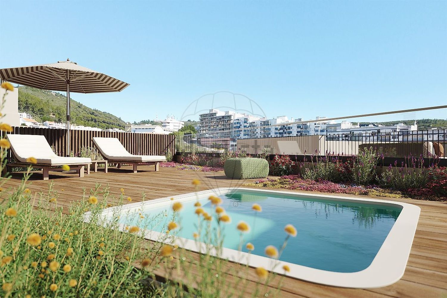 公寓 t2出售在Santiago (Sesimbra) - 阳台