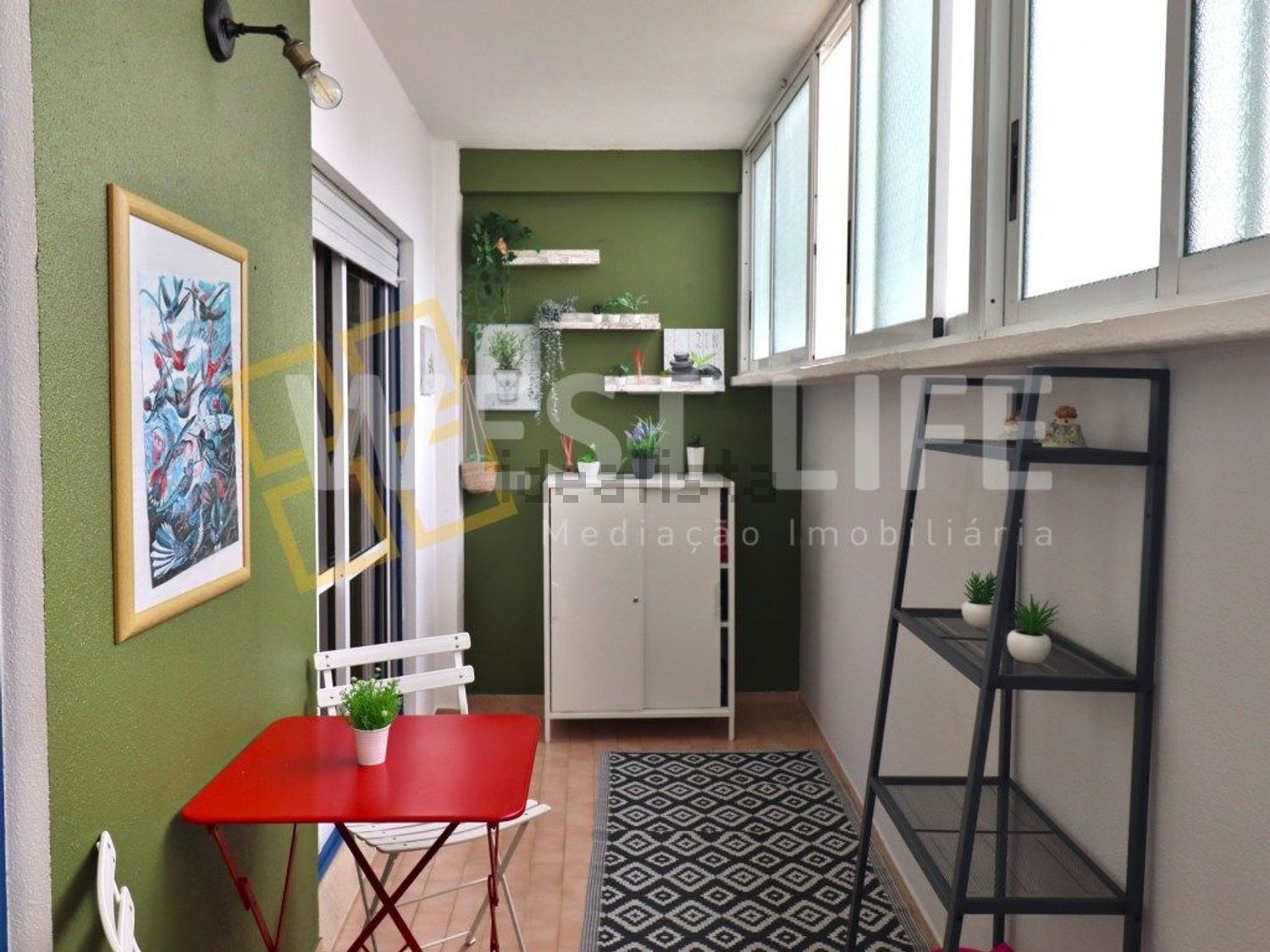 出租公寓 t2在Centro da Vila - 客厅