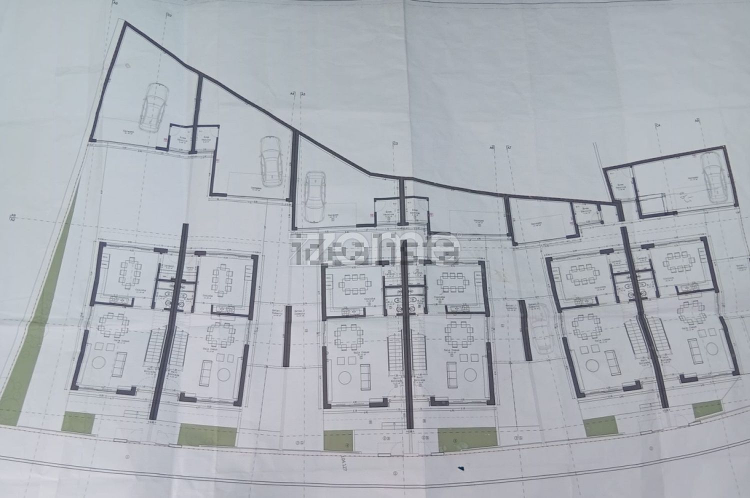 双拼别墅出售在Cidade de Santa Maria da Feira - 平面图