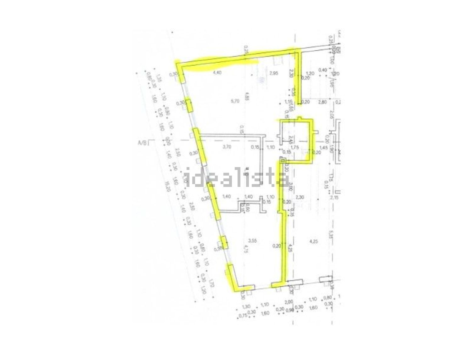 出租公寓 t2在Centro da Vila - 平面图