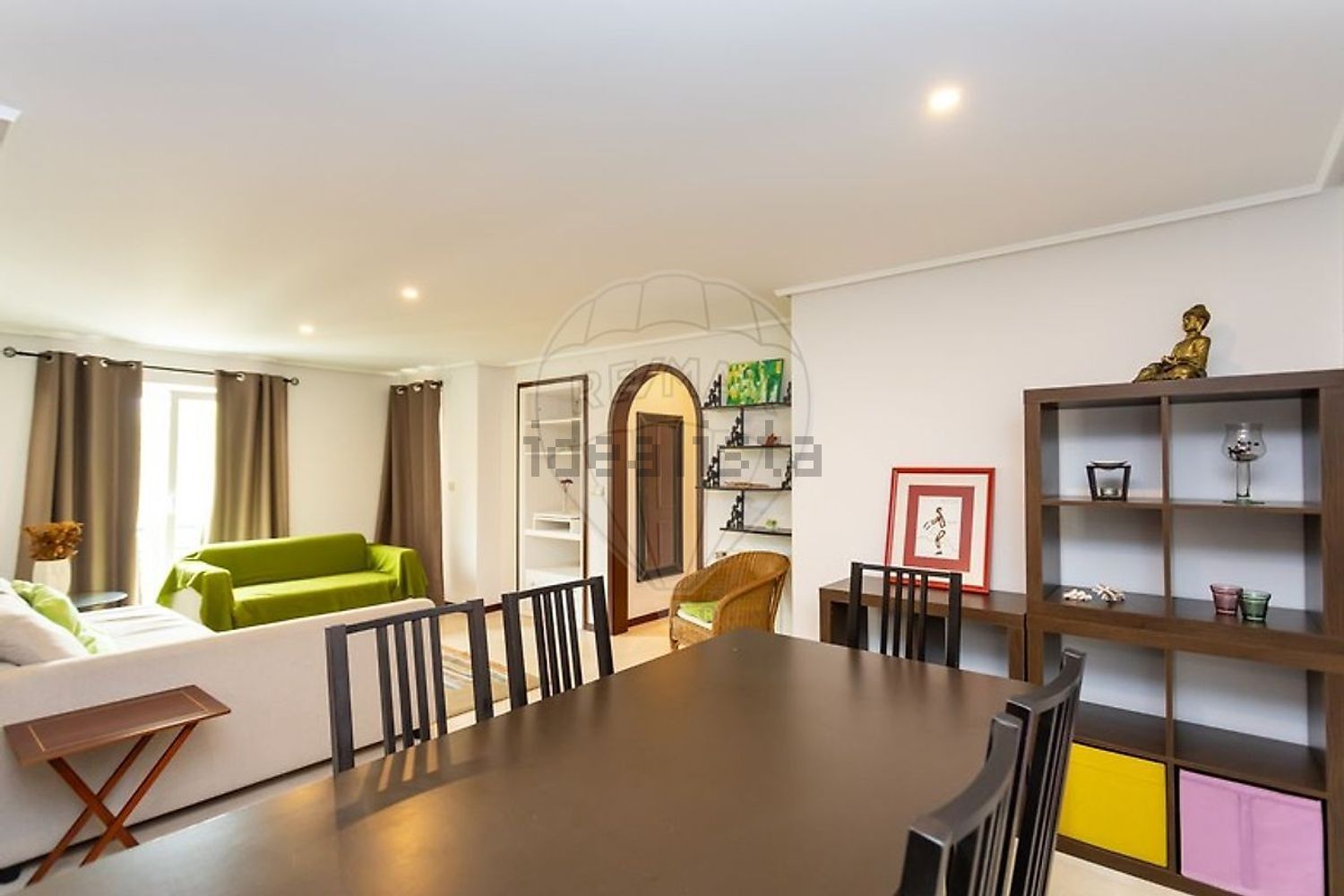 出租公寓 t2在Rua Santo António - 客厅