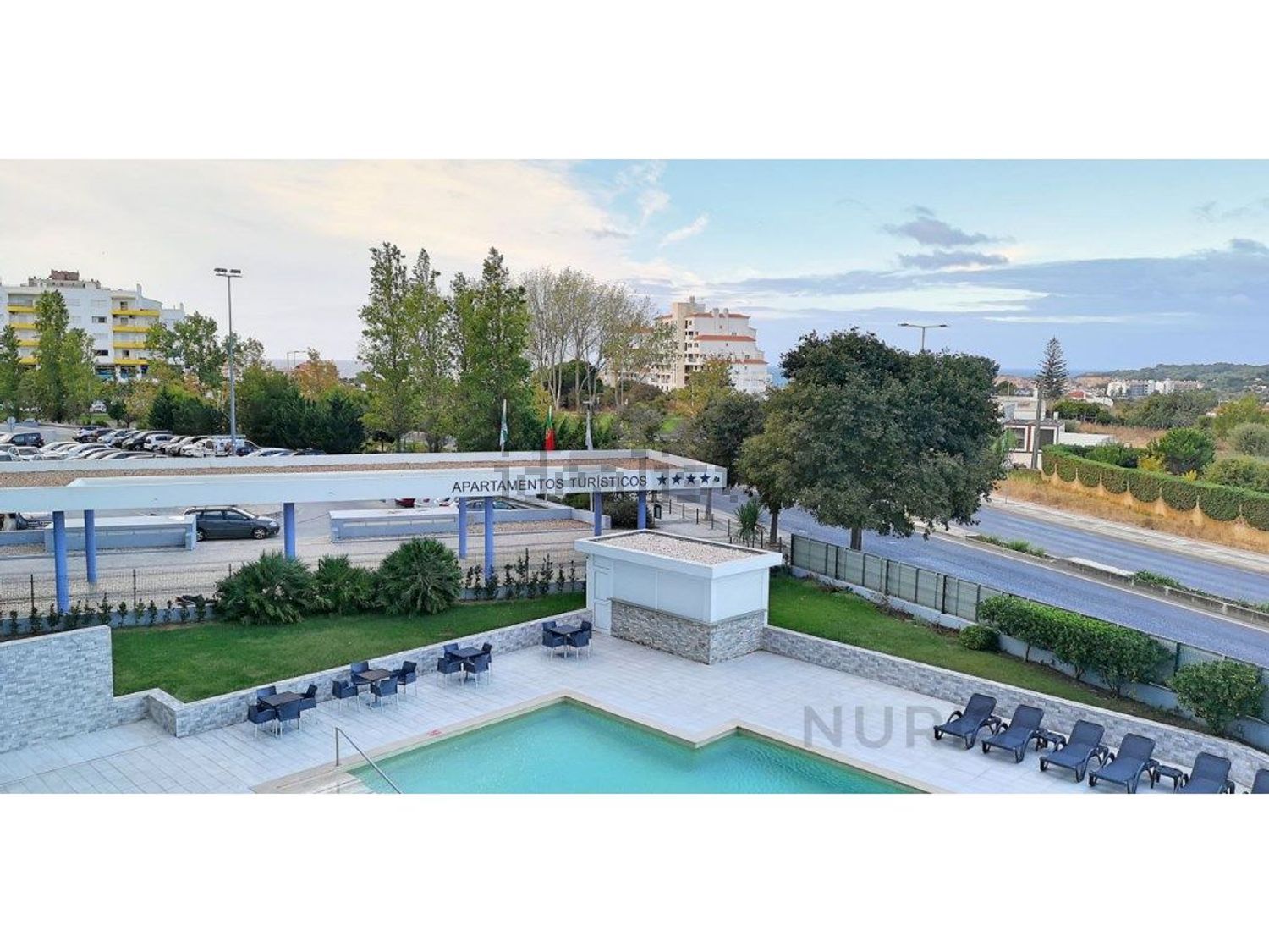出租公寓 t1在Avenida São Lourenço da Barrosa, 8500 - 游泳池