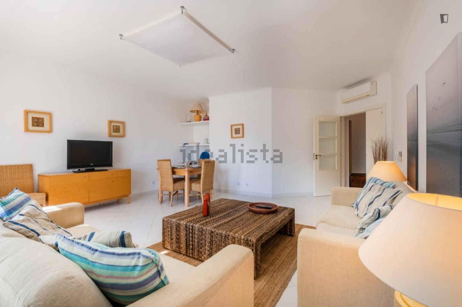 出租公寓 t2Aldeamento Prainha Club - 客厅