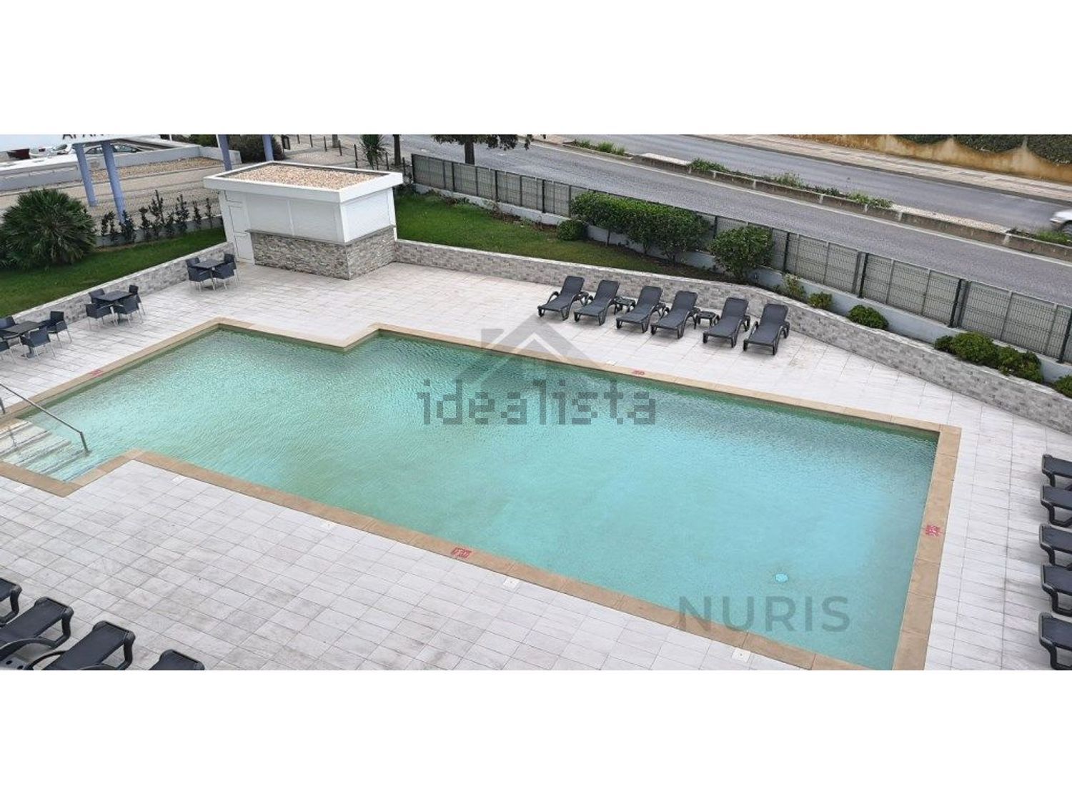 出租公寓 t1在Avenida São Lourenço da Barrosa, 8500 - 游泳池