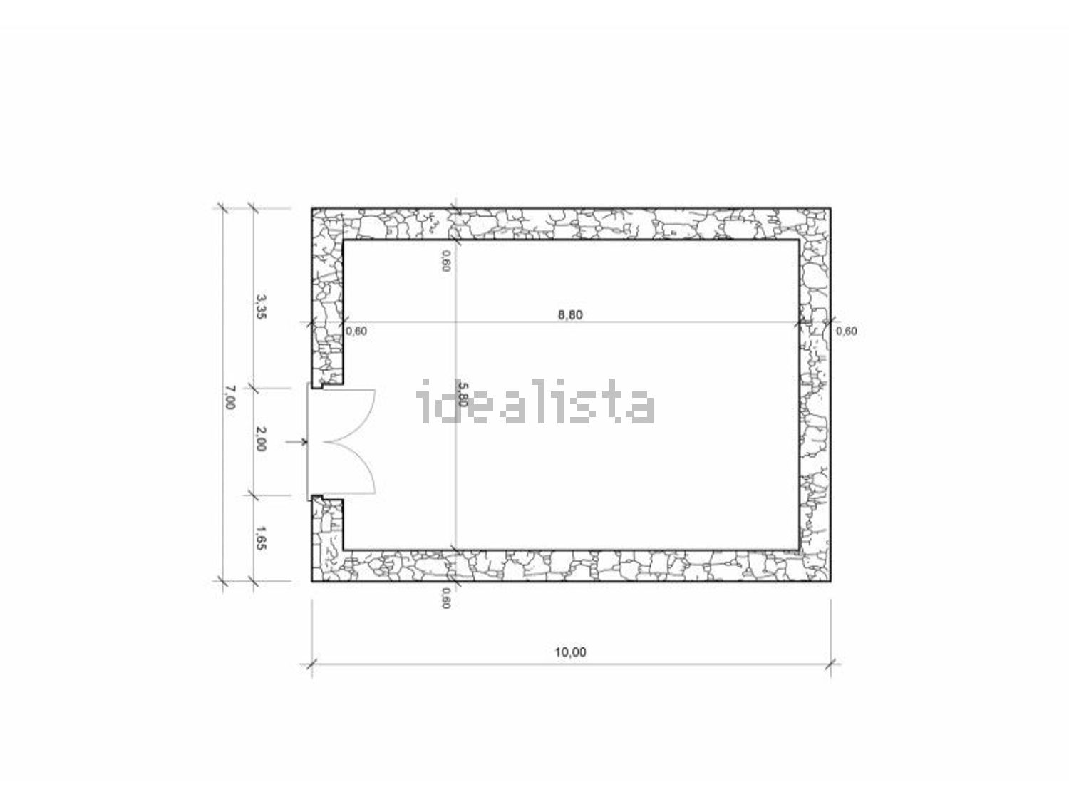 出租公寓 t2在Centro da Vila - 平面图