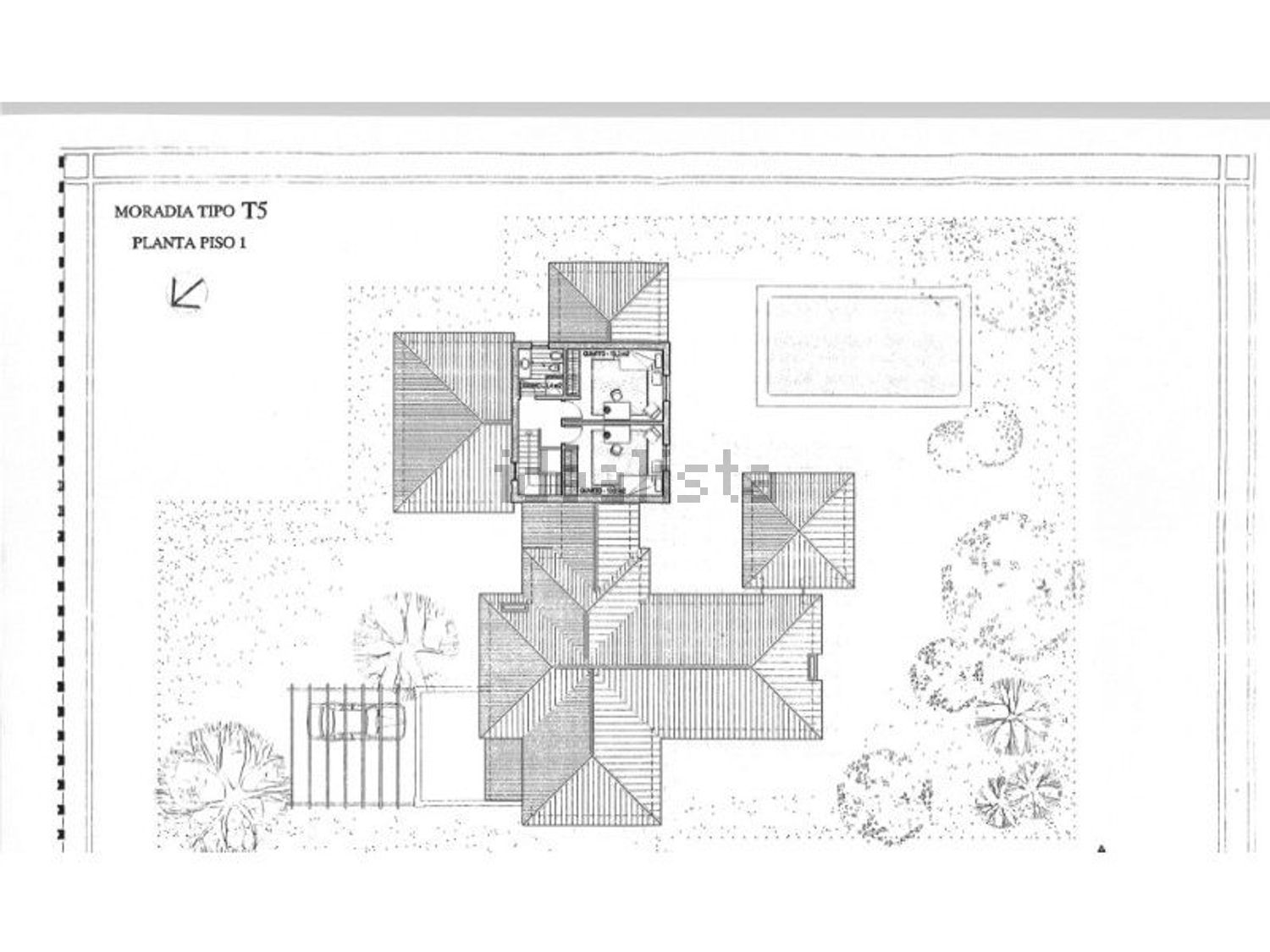 出租小楼房或独栋别墅在Quinta da Marinha - 平面图