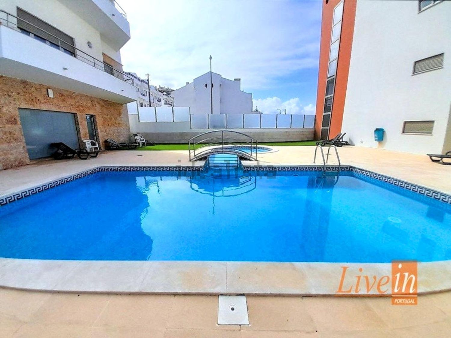 出租公寓 t2在Centro da Vila - 游泳池