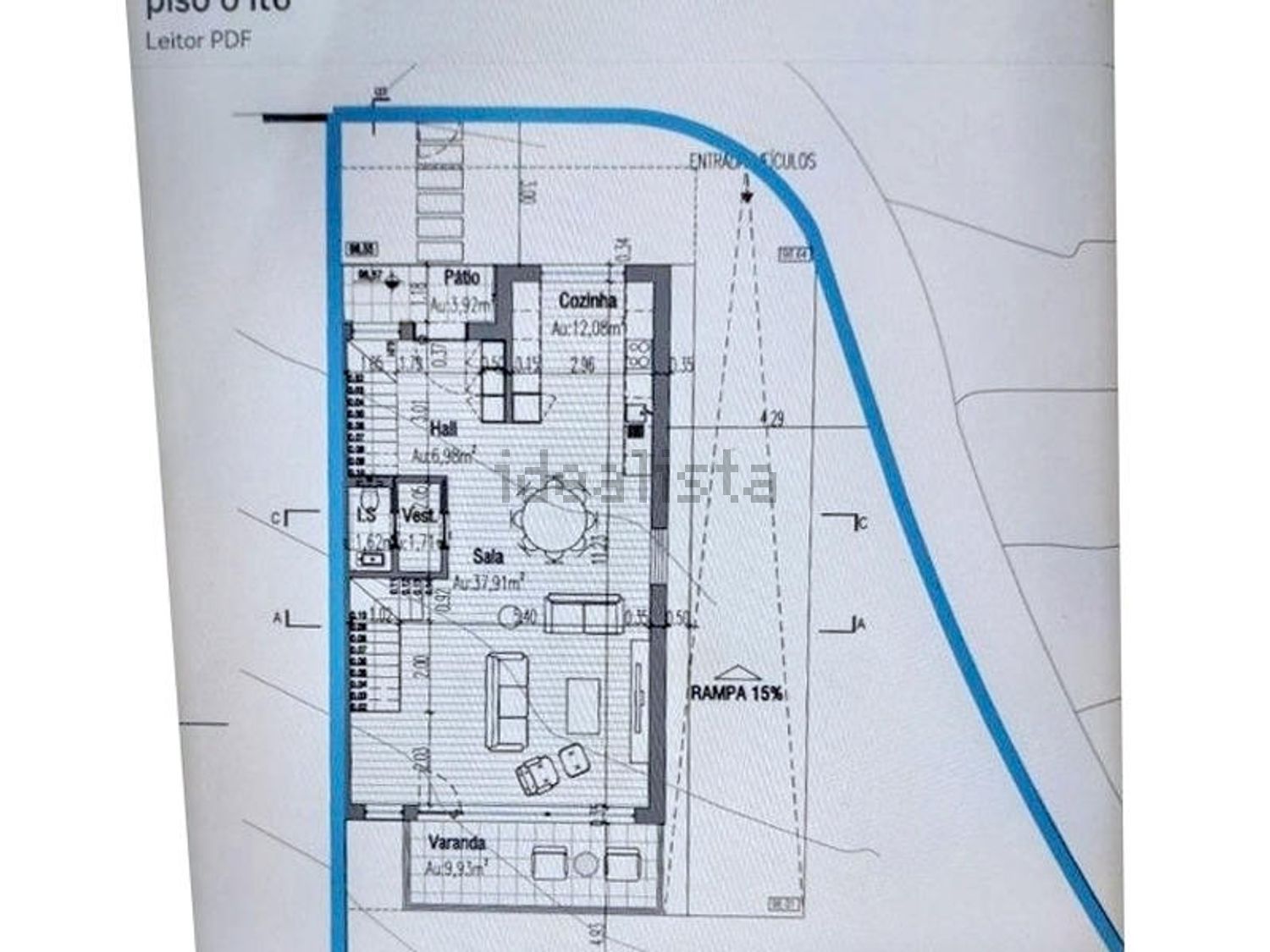 小楼房或独栋别墅出售在Ericeira Norte - 平面图