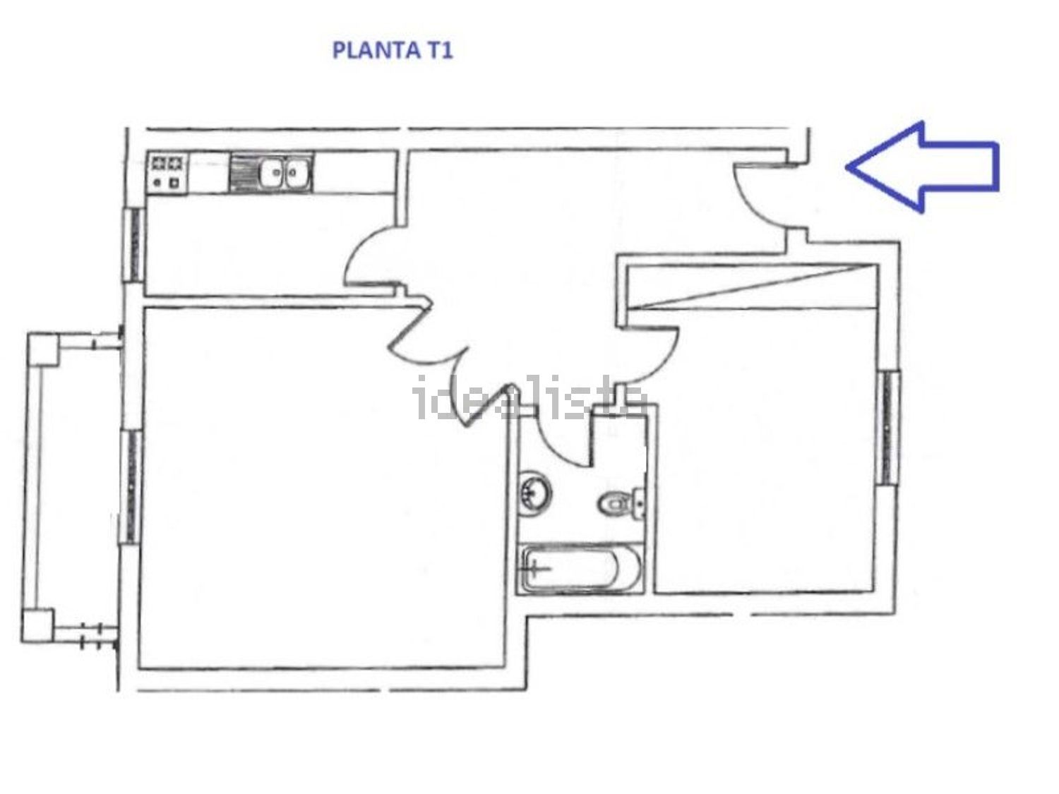 公寓 t1出售在Rua do Monte Verde, 20 - 平面图