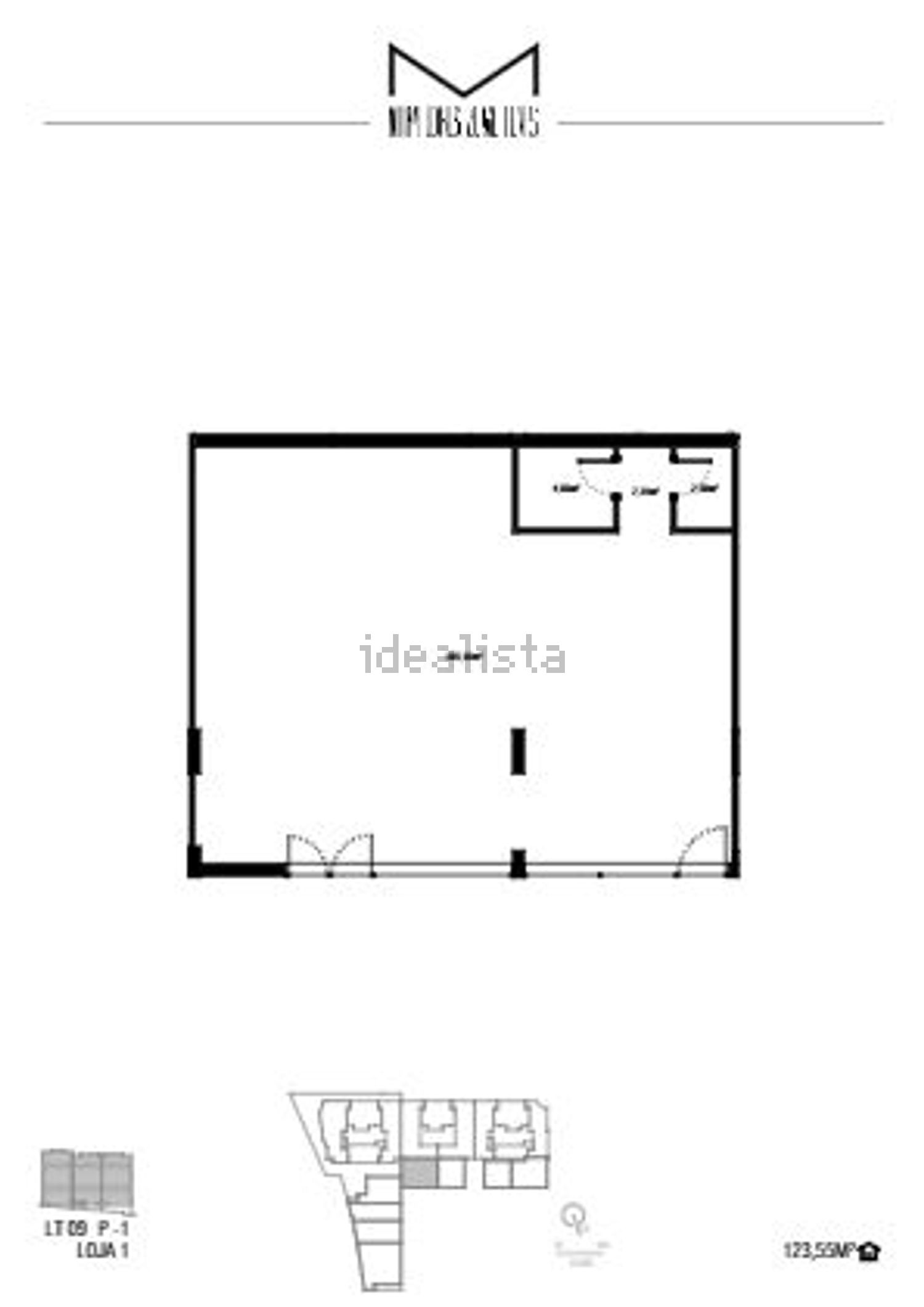 公寓 t3出售在Miraflores - 平面图