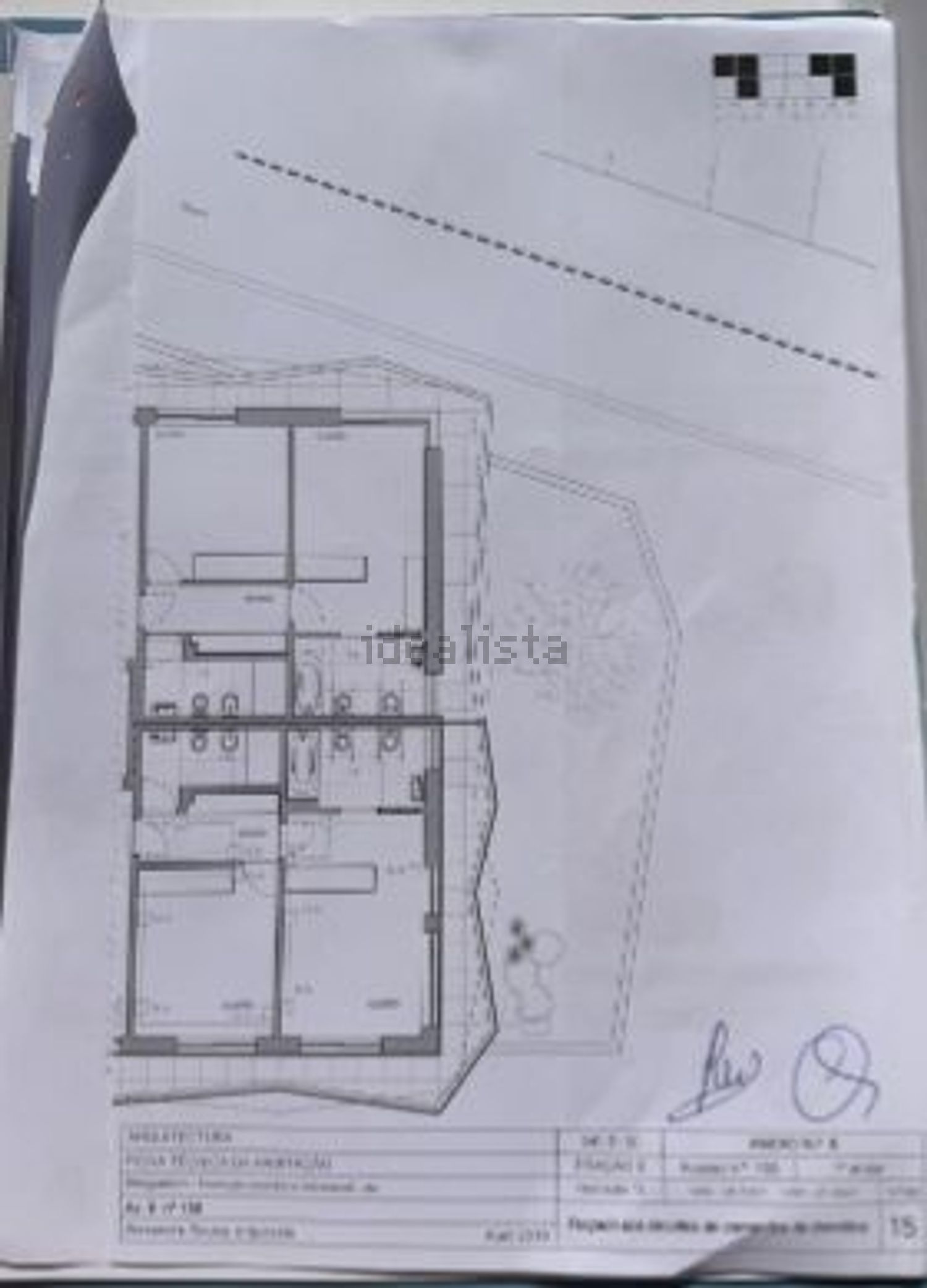 出租公寓 t2在Avenida 8 - 平面图