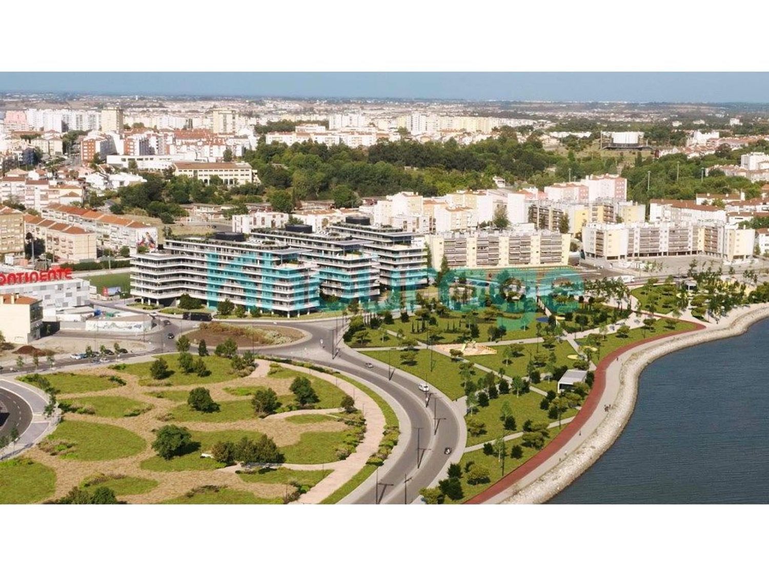 出租公寓 t2在Rua Bombeiros Voluntários do Barreiro, 27 - 视线
