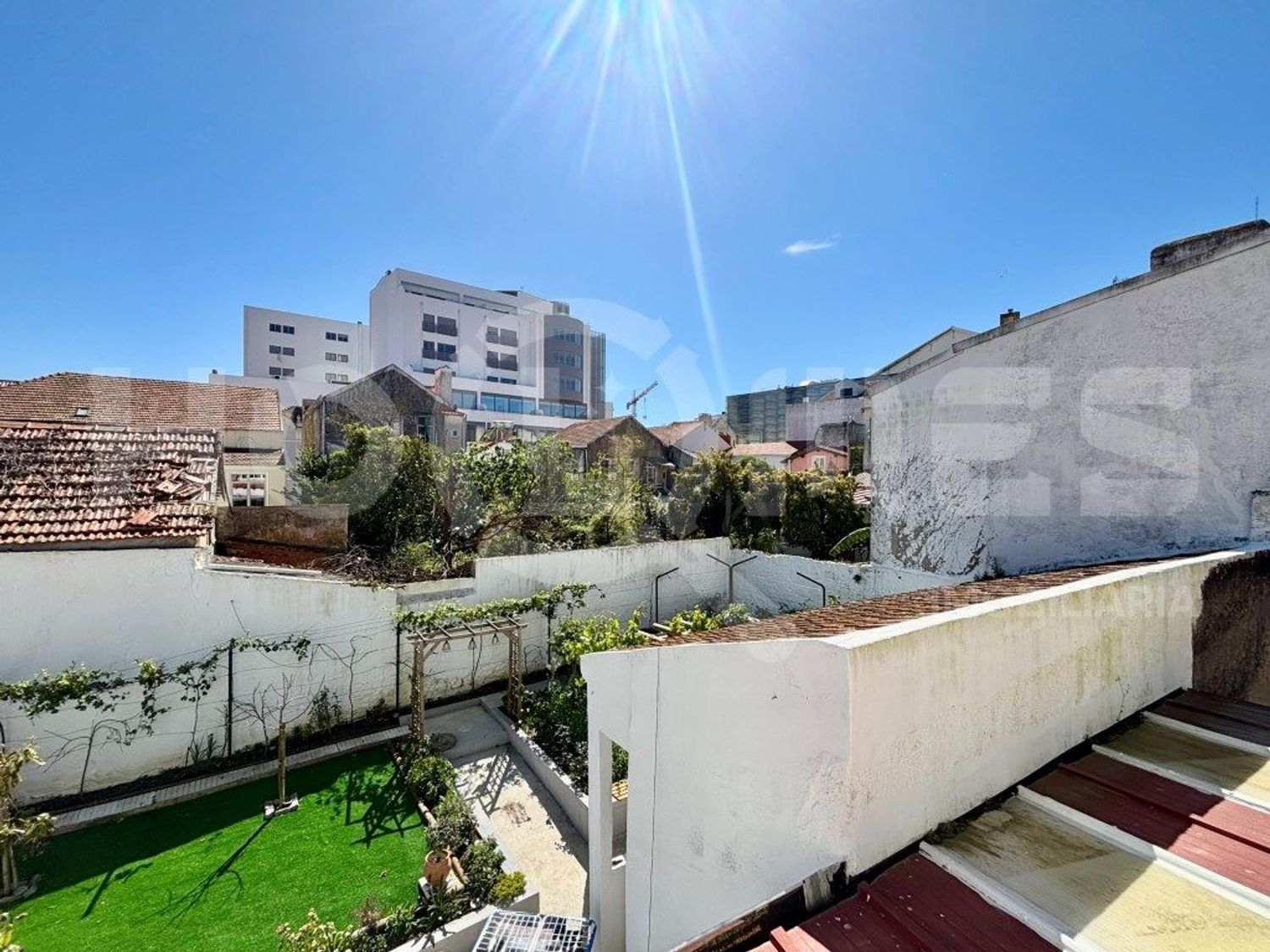 出租公寓 t3在Rua Praia da Fonte - 阳台
