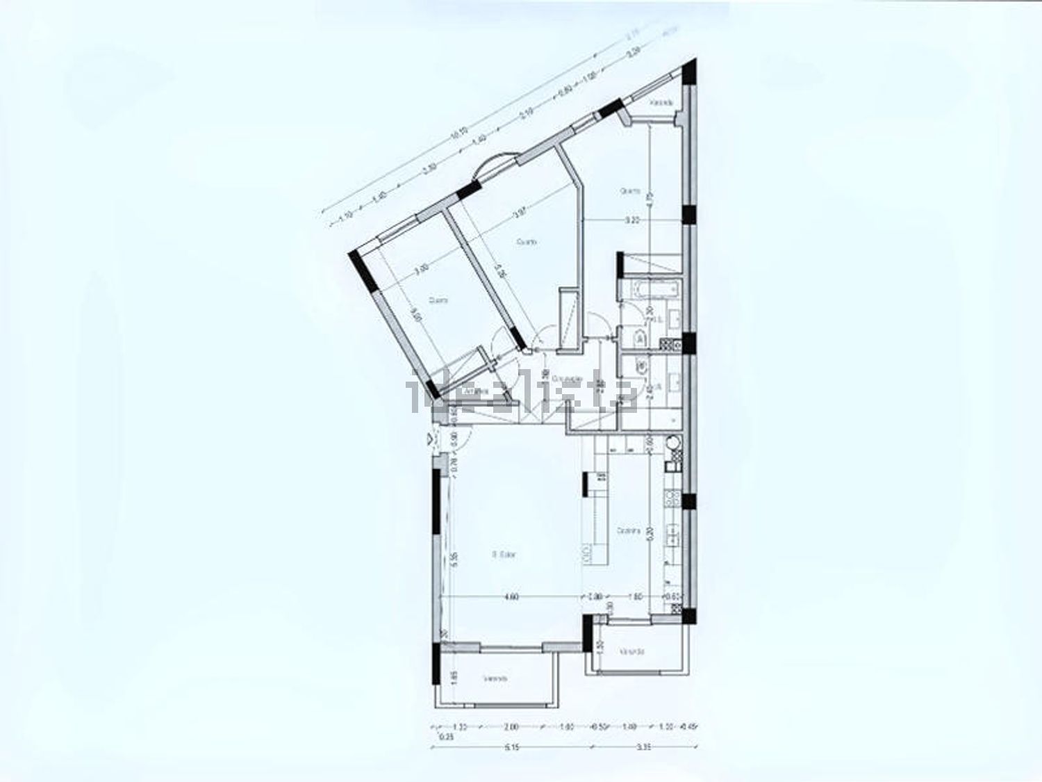 公寓 t3出售在Praceta João da Costa Reis - 平面图