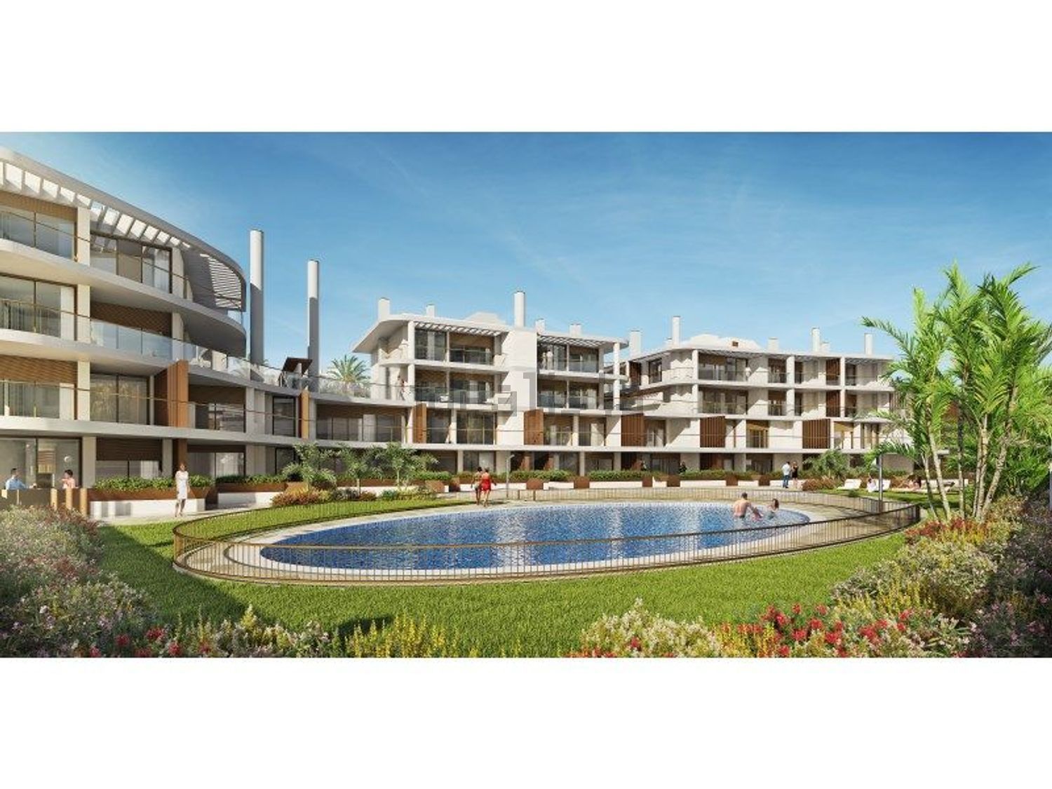 公寓 t2出售在Canais do Golfe - Sector 5 - 游泳池