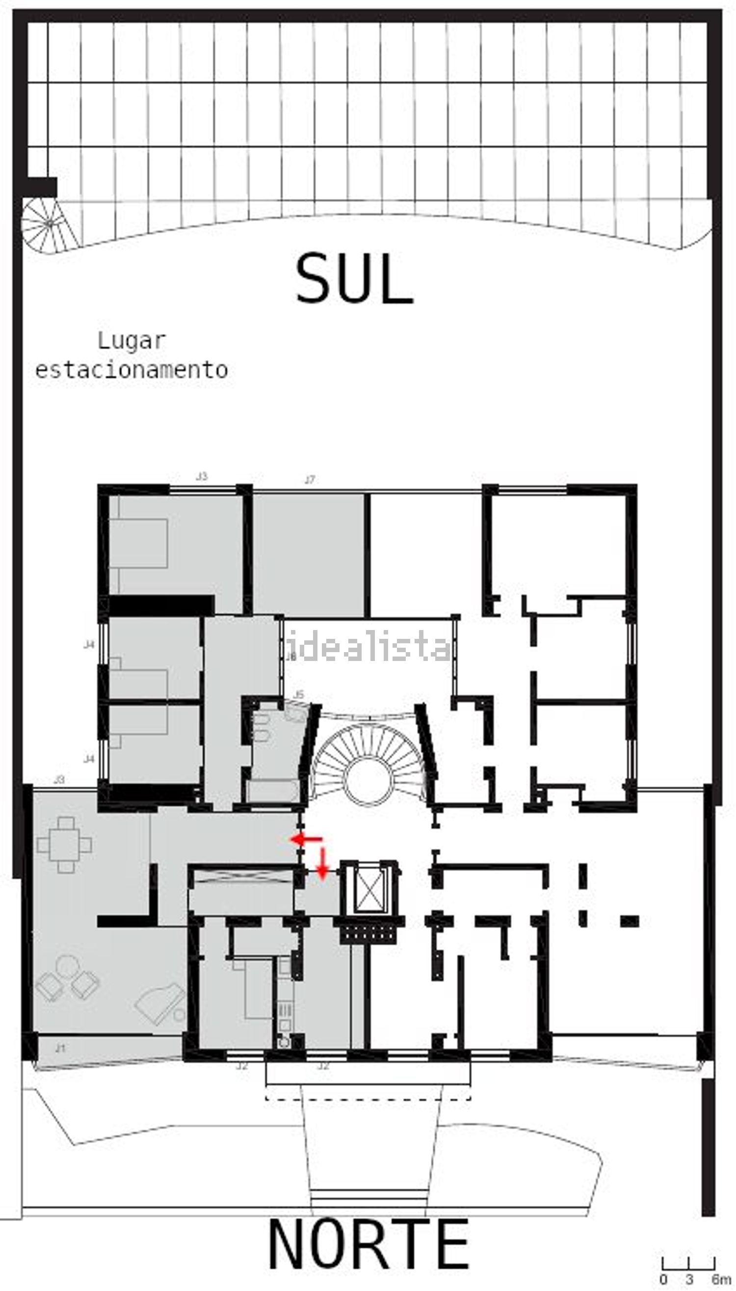 公寓 t4出售在Rua da Boavista, 571 - 平面图