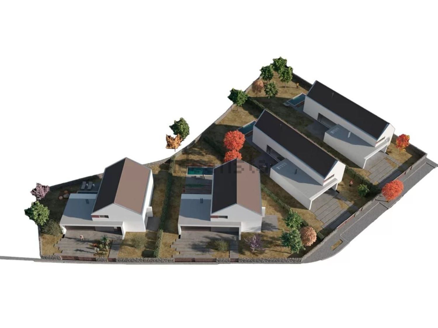 小楼房或独栋别墅出售Alvites - Vila Real - 平面图