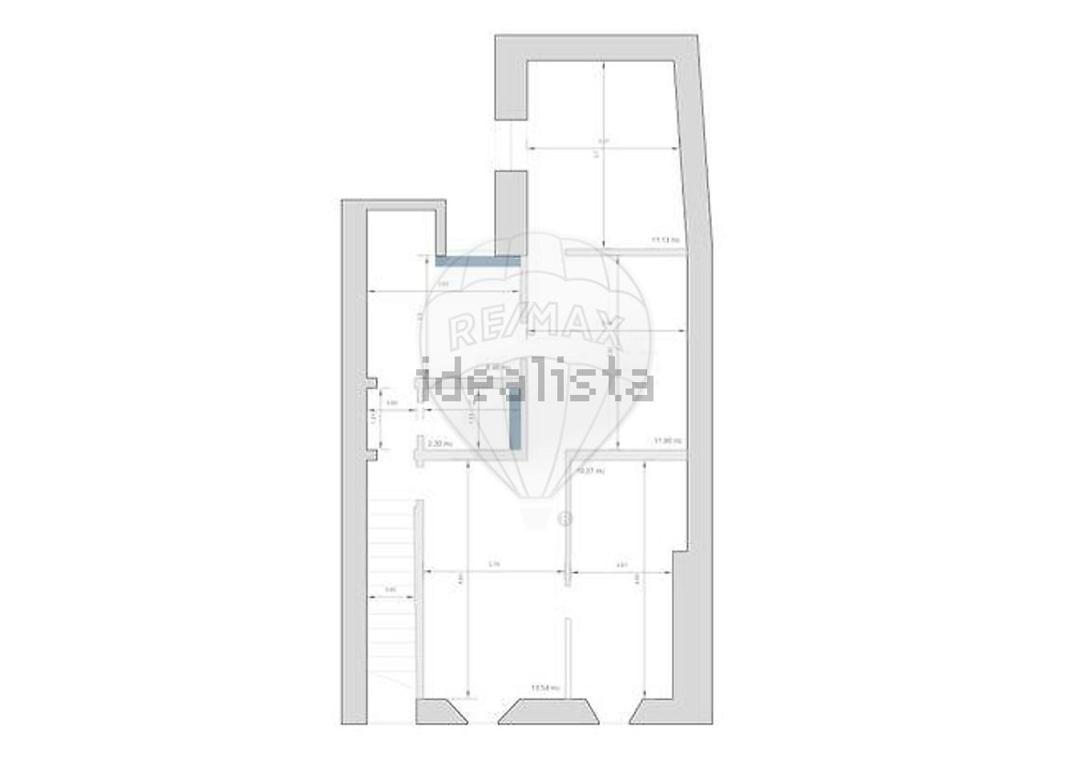 小楼房或独栋别墅出售在Rua dos Mercadores - 平面图