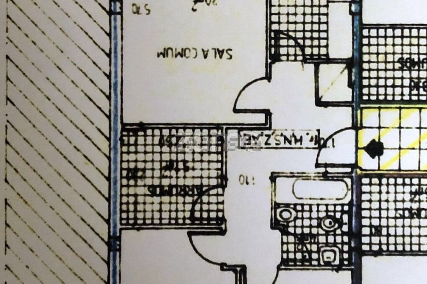 出租公寓 t3在Alameda da Granja, 121 - 平面图