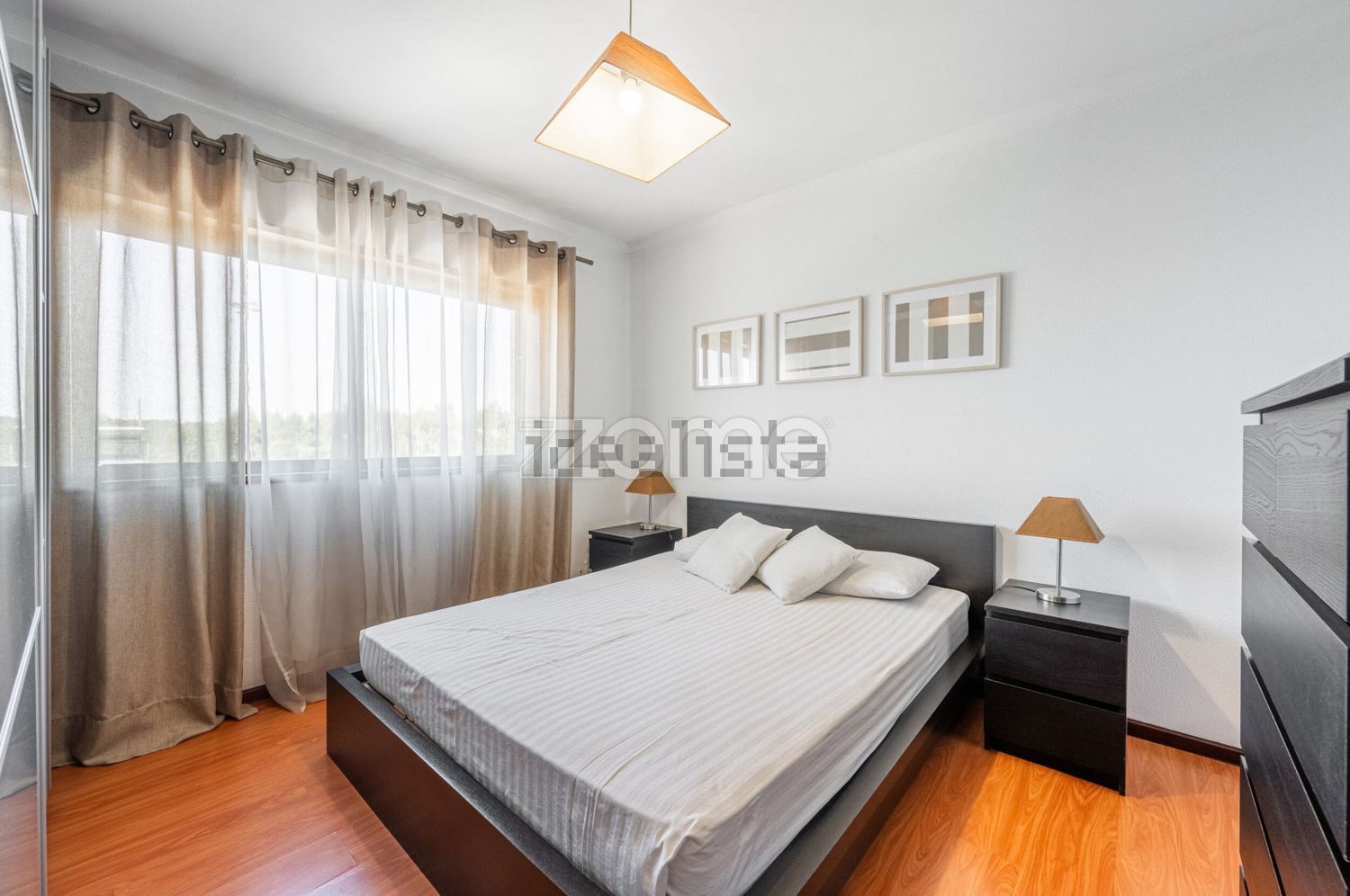 出租公寓 t1在Rua Sport Club Castelo da Maia, 25 - 卧室