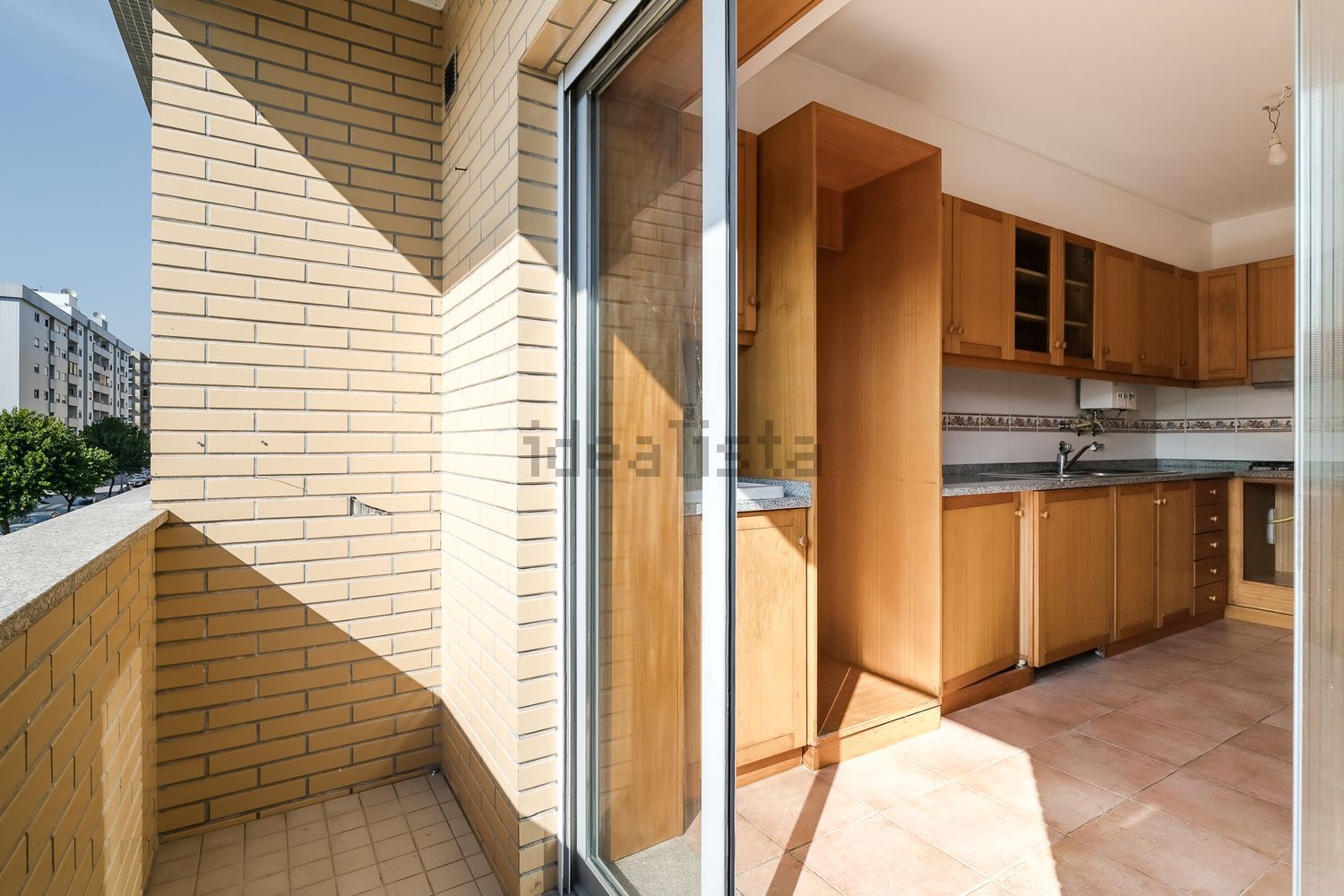 出租公寓 t2在Avenida Antero de Quental, 7 - 露台