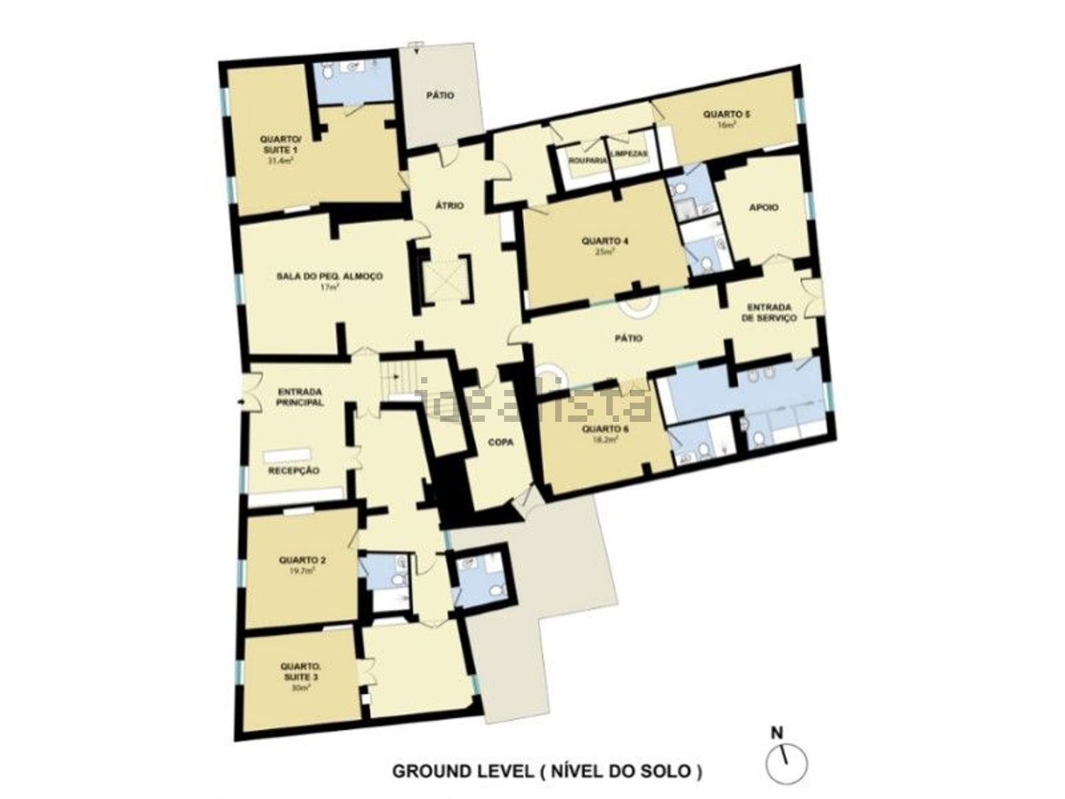 宫殿出售在Caia - São Pedro - Alcáçova - 平面图